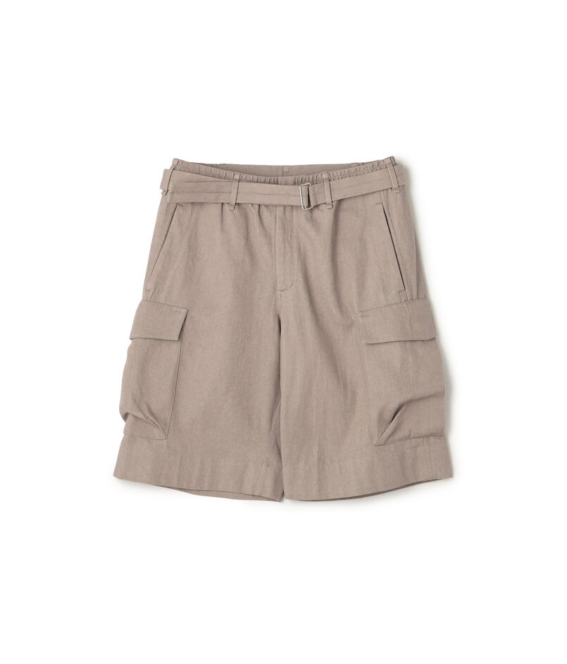 JAN MACHENHAUER Theodor Shorts コットン ベルテッド カーゴショーツ