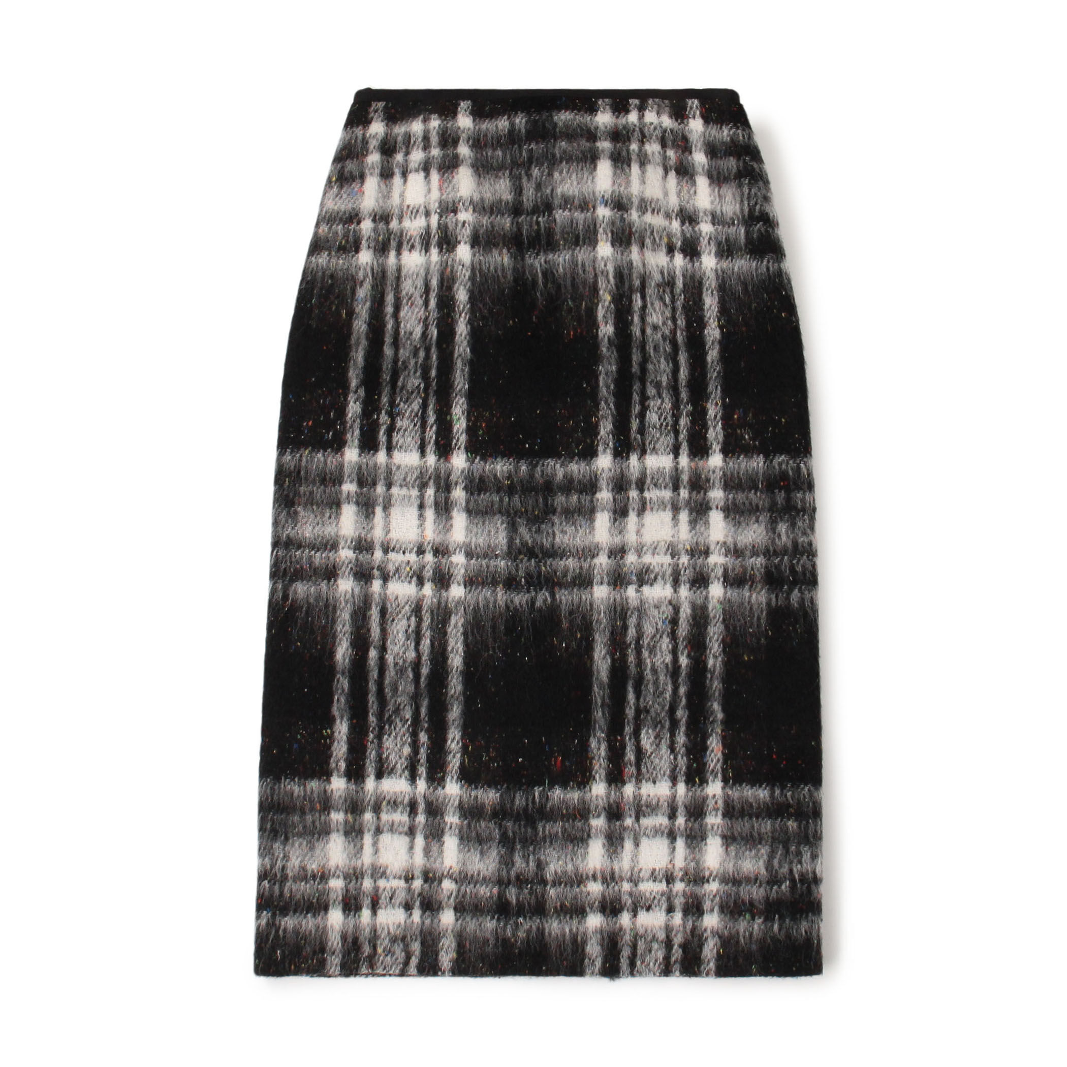 カラーネップチェック タイトストレートスカート｜トゥモローランド