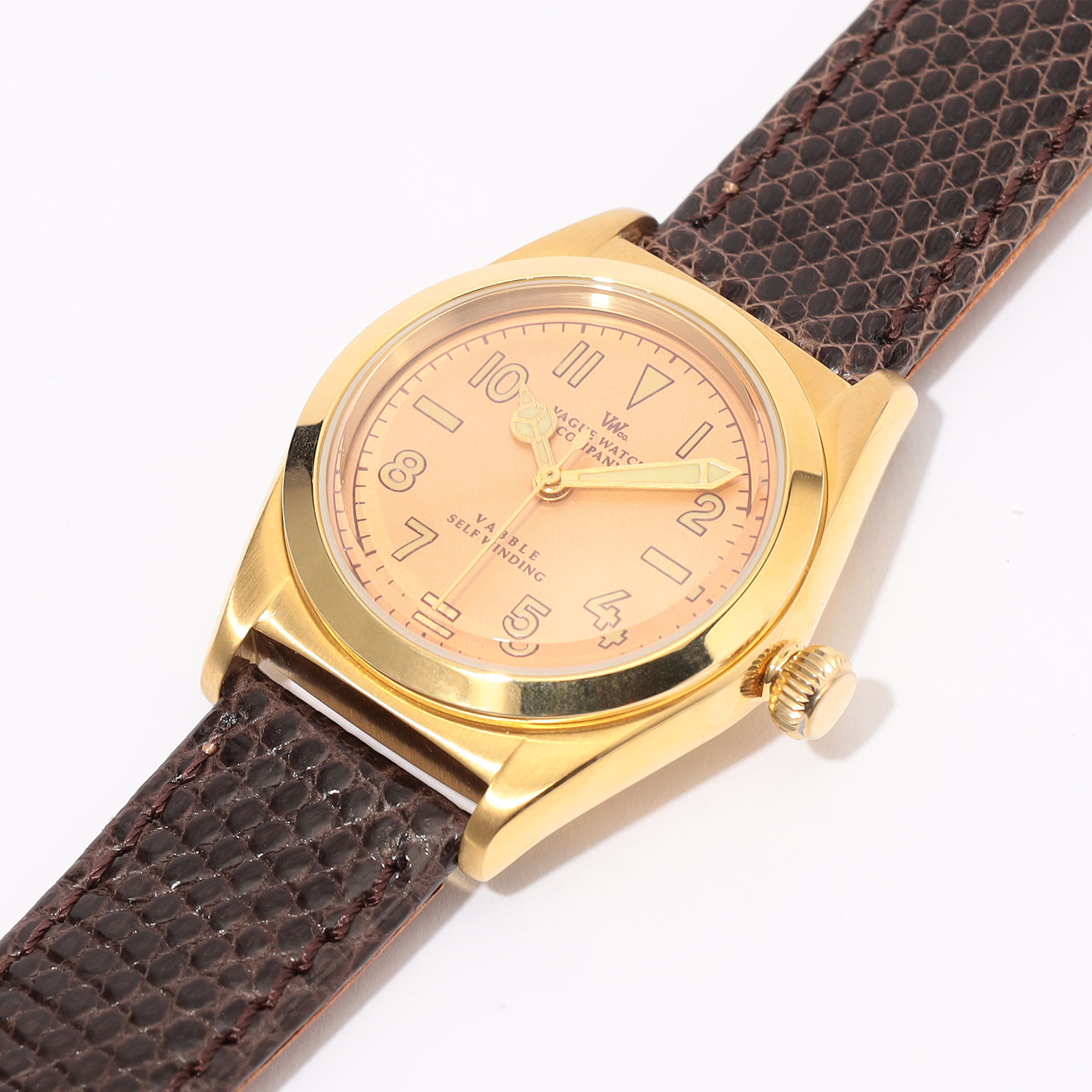 別注】VAGUE WATCH Vabble リザードベルト オートマチックウォッチ
