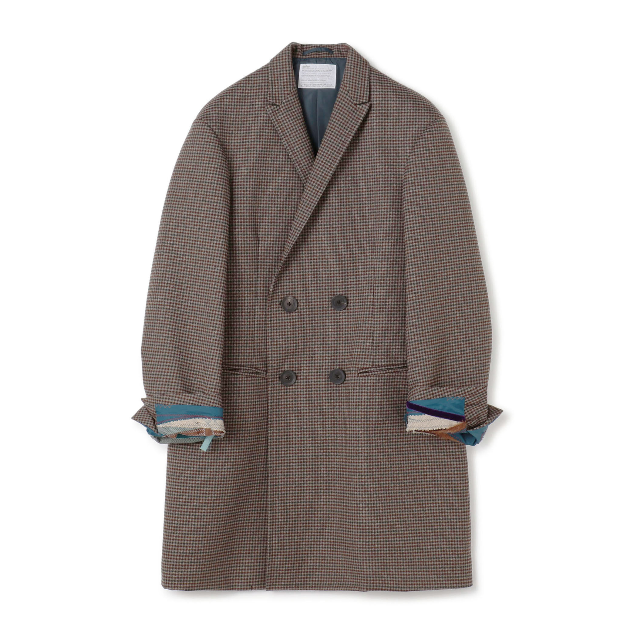 kolor テックツイードボンディングコート kolor コート kolor テックツイードボンディングコート