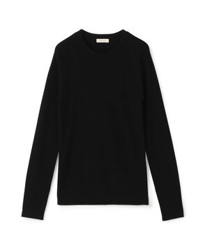 【WEB先行予約】ウーステッドウールファインリブ クルーネックプルオーバー