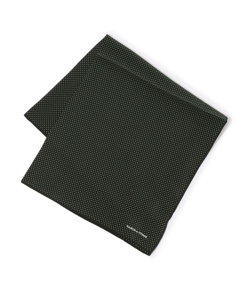 MAISON et VOYAGE シルク 1mmドット スカーフ