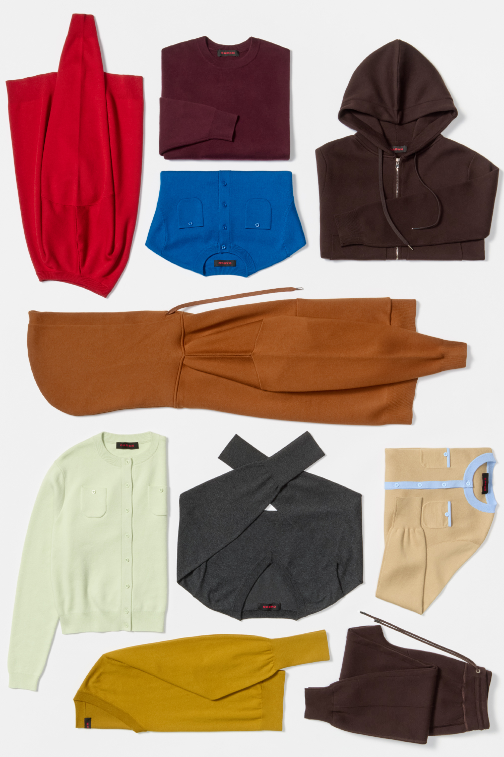 CABAN 半袖ニット ダークグリーン/グリーン F CABaN 「CABaN」 ノースリーブニット M グリーン メンズ