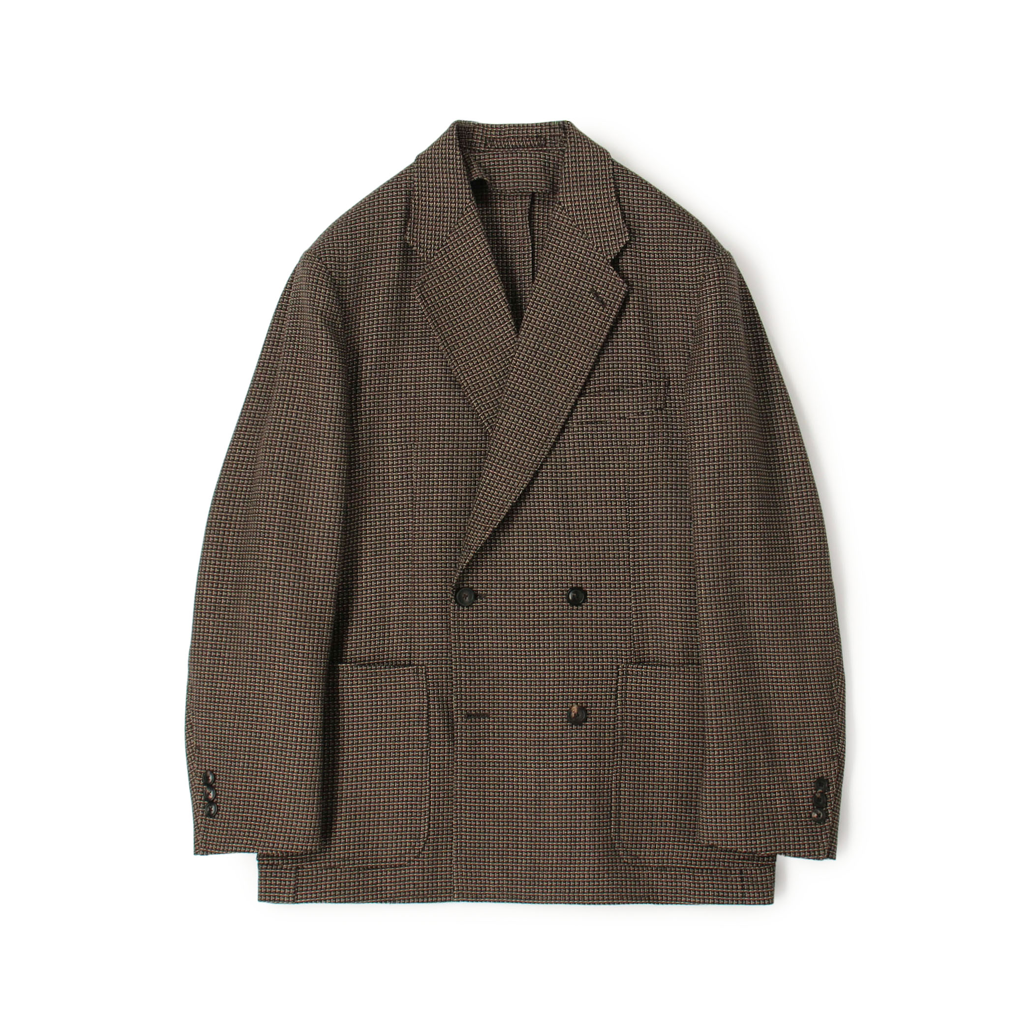 ファンシーツイード ダブルブレステッド4Bジャケット