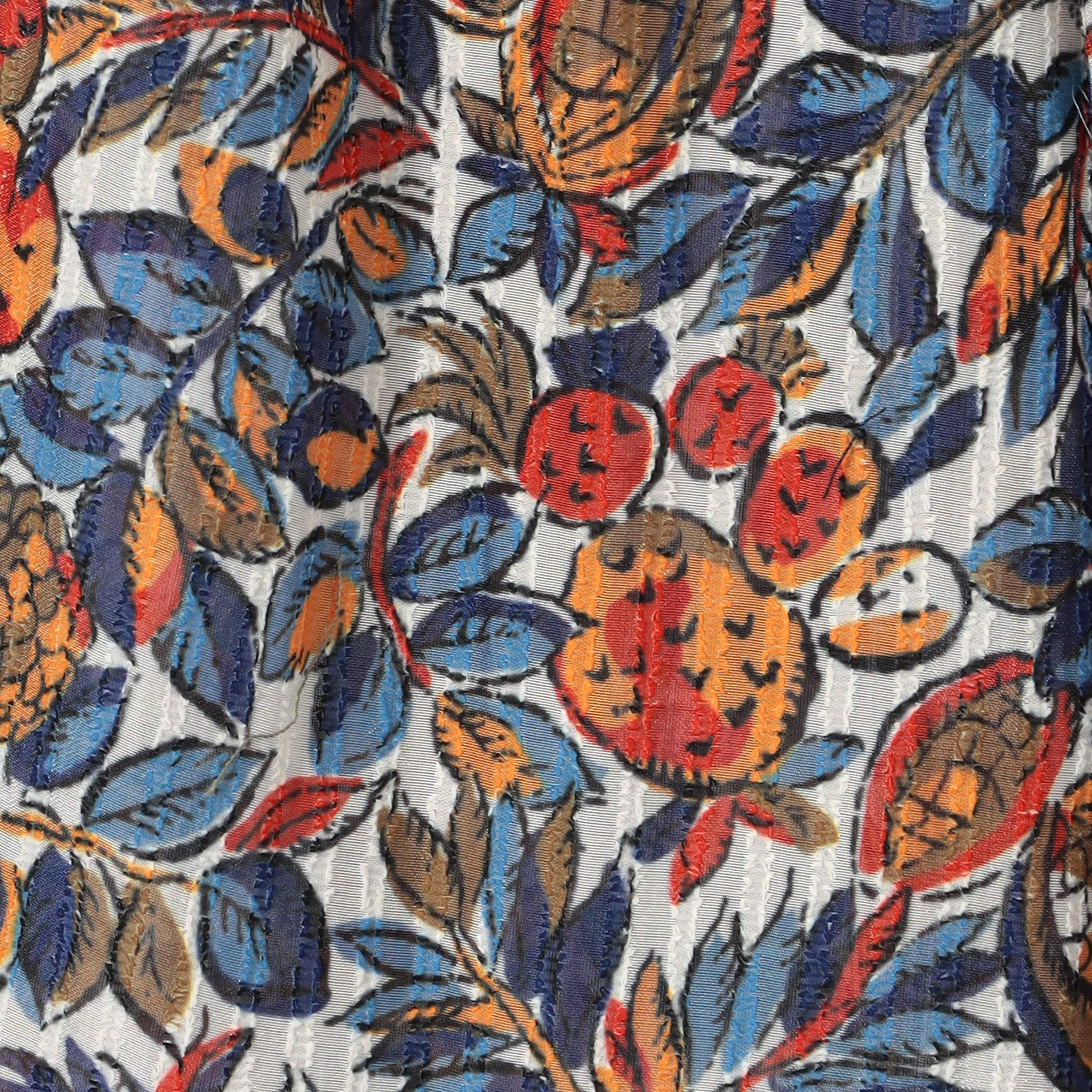 ポリエステルプリント ギャザーフレアブラウス｜トゥモローランド 公式通販