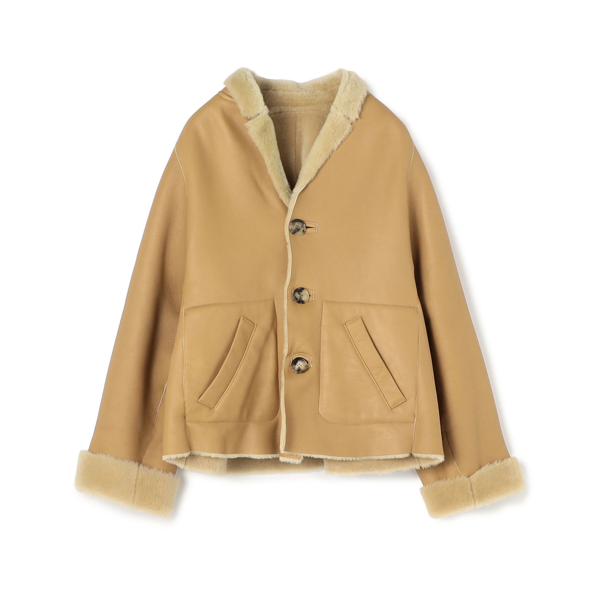 MARNI REVERSIBLE MOUTON ショートコート
