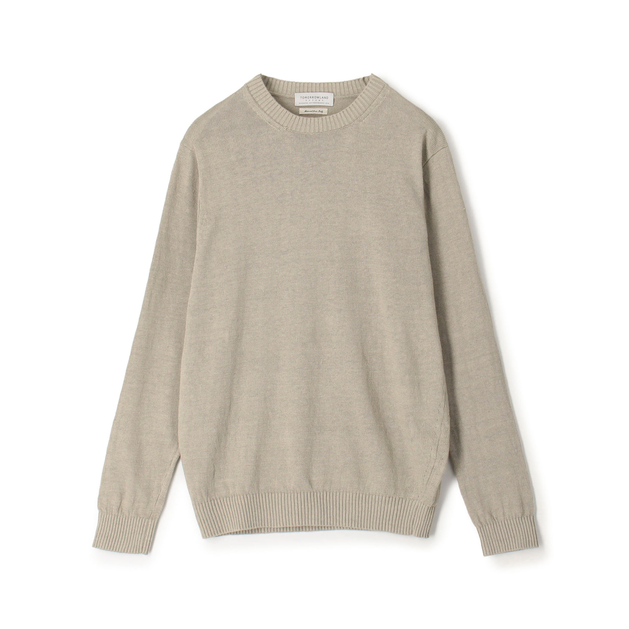 TOMORROWLAND tricot リネンクルーネック プルオーバーニット