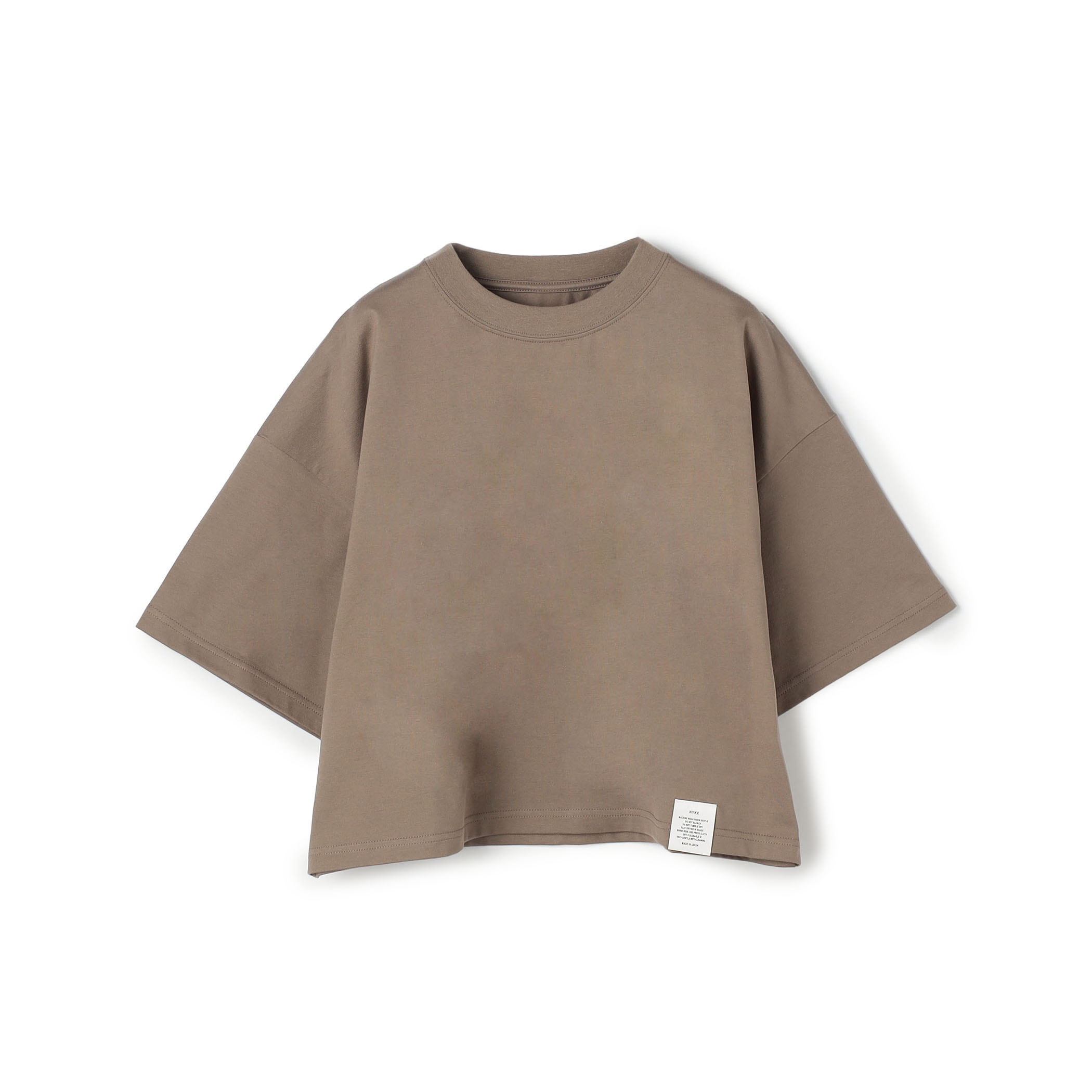 HYKE CROPPED SHORT-SLIP TEE