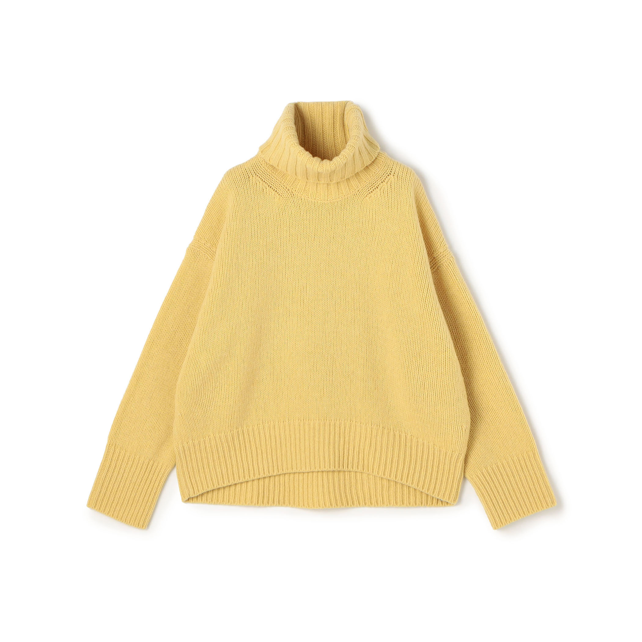 ファインウール タートルネックプルオーバー
