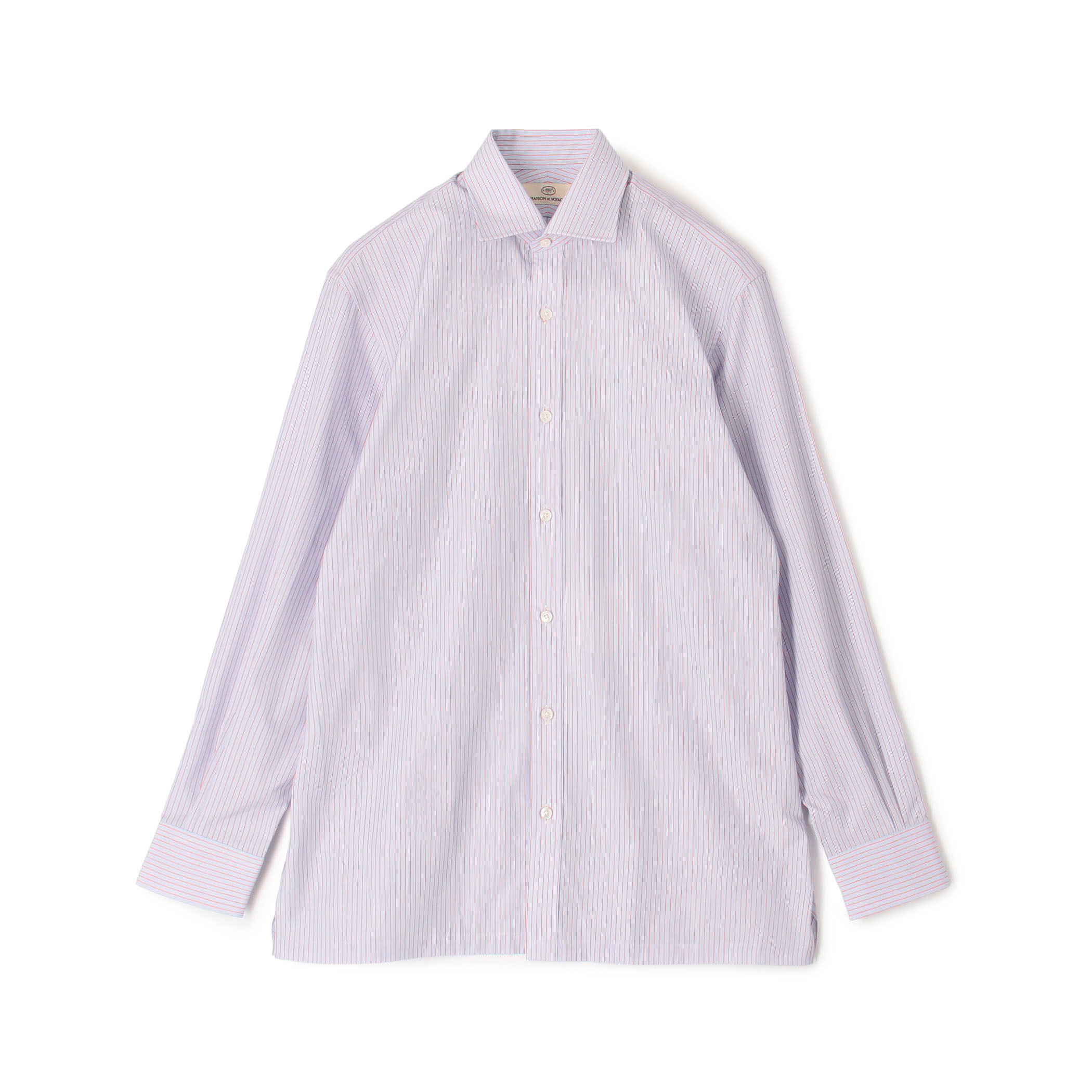 120/2コットンポプリン ワイドスプレッドカラーシャツ