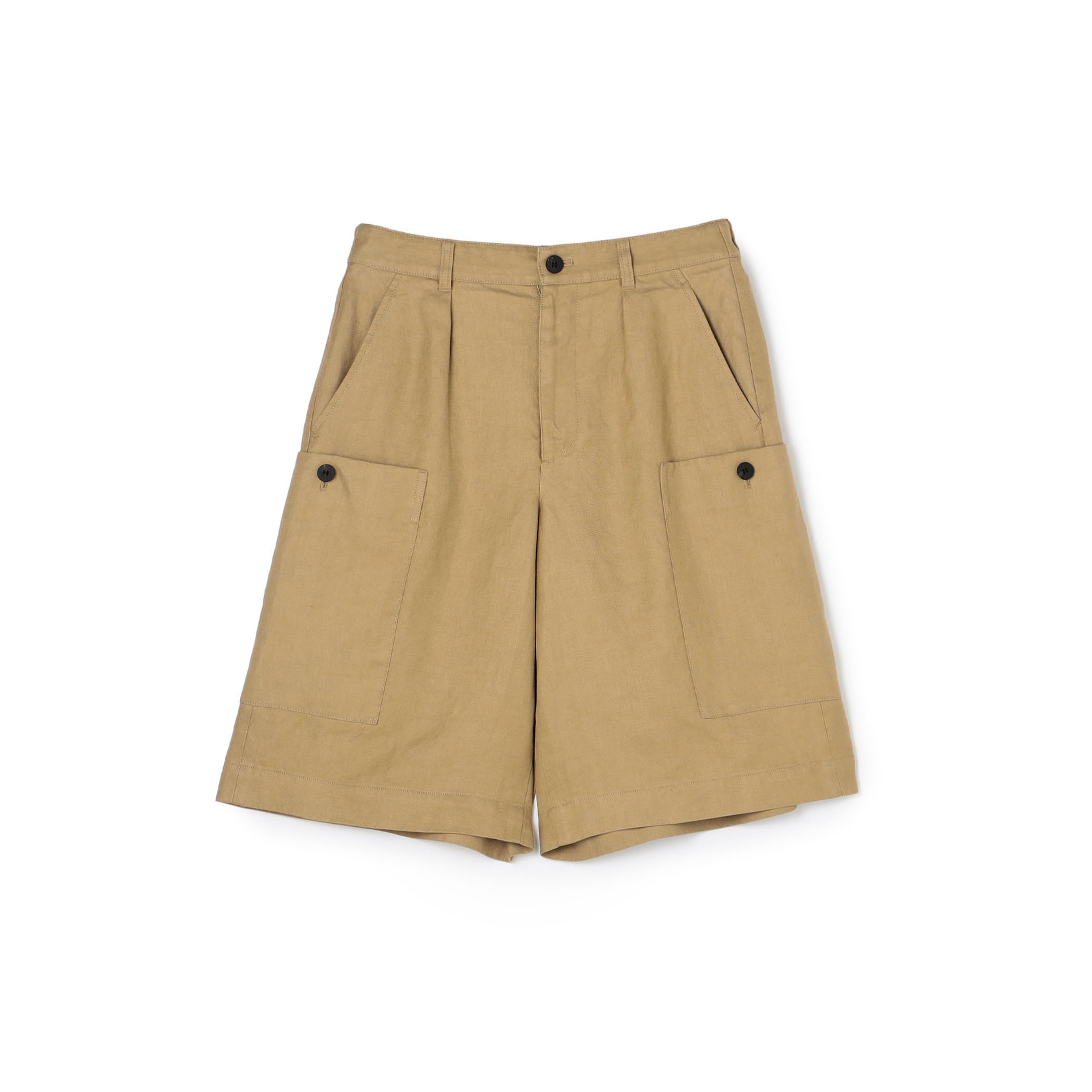 ラミーツイル ワンタックハーフパンツ