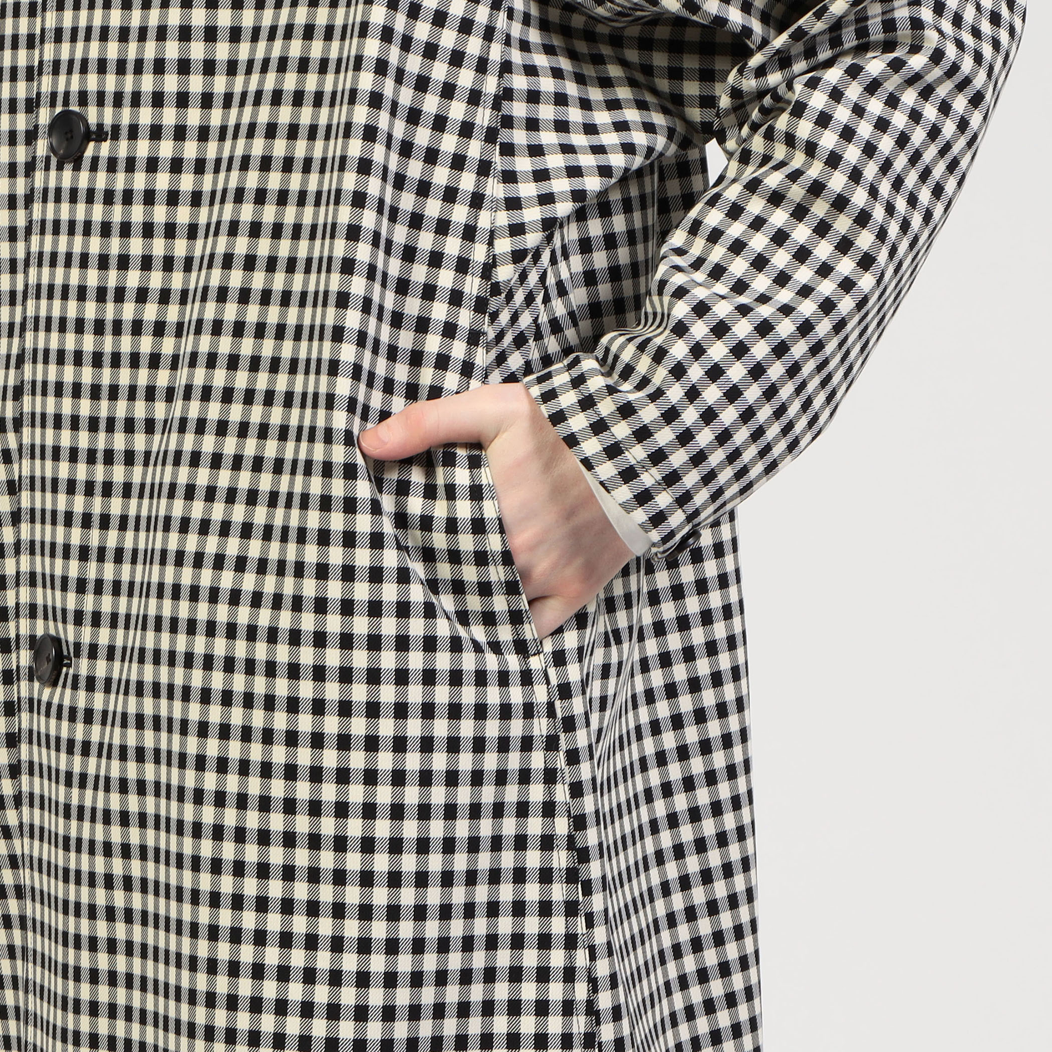 CABaN チェック柄 ロングコート CABaN チェック柄 ロングコート