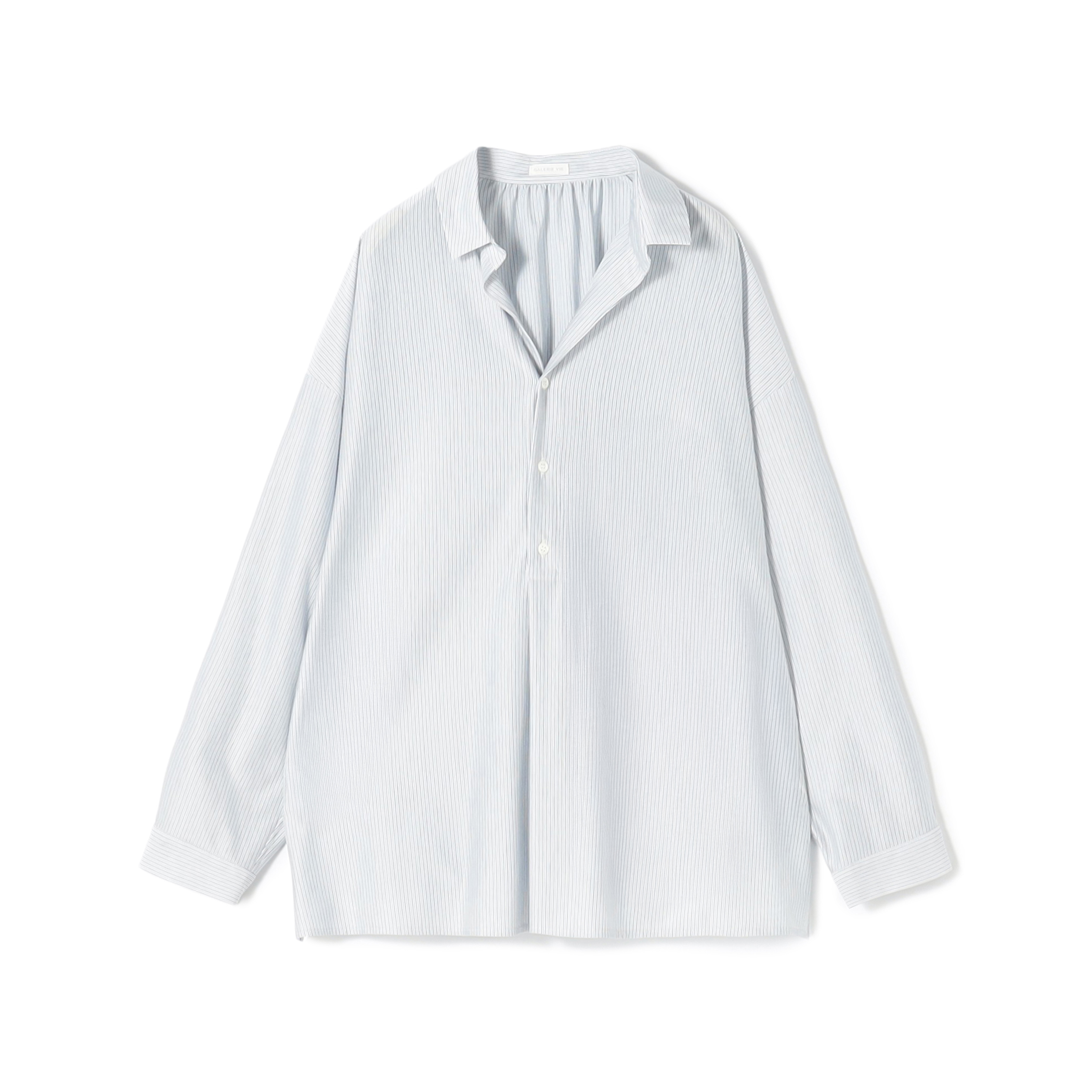 【WEB先行予約】シルキーコットン スキッパーブラウス