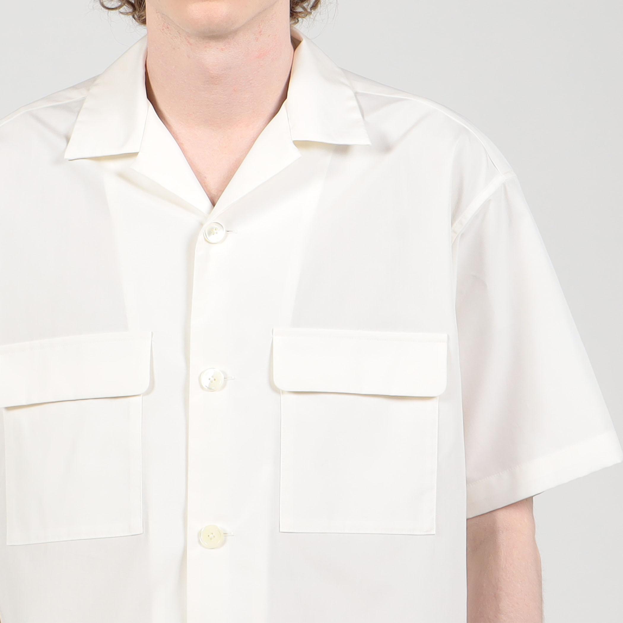完売商品 CABaN ホワイト ニットポロシャツ 半袖ニット-