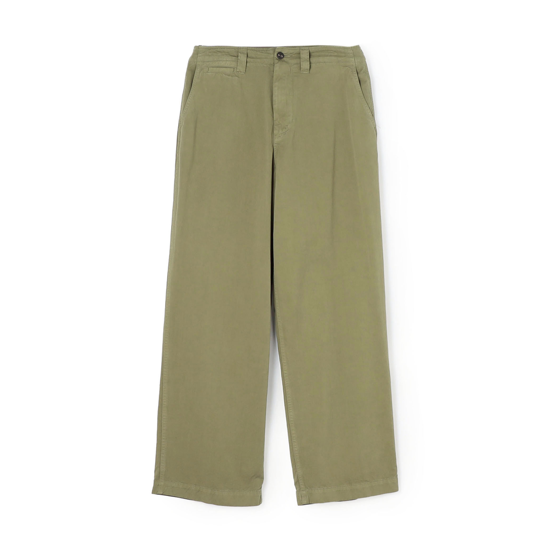 OUTIL コットンツイルワイドストレートパンツ　XL チノパン メンズ ワイドパンツ カラーパンツ チノパン ツイル コットン
