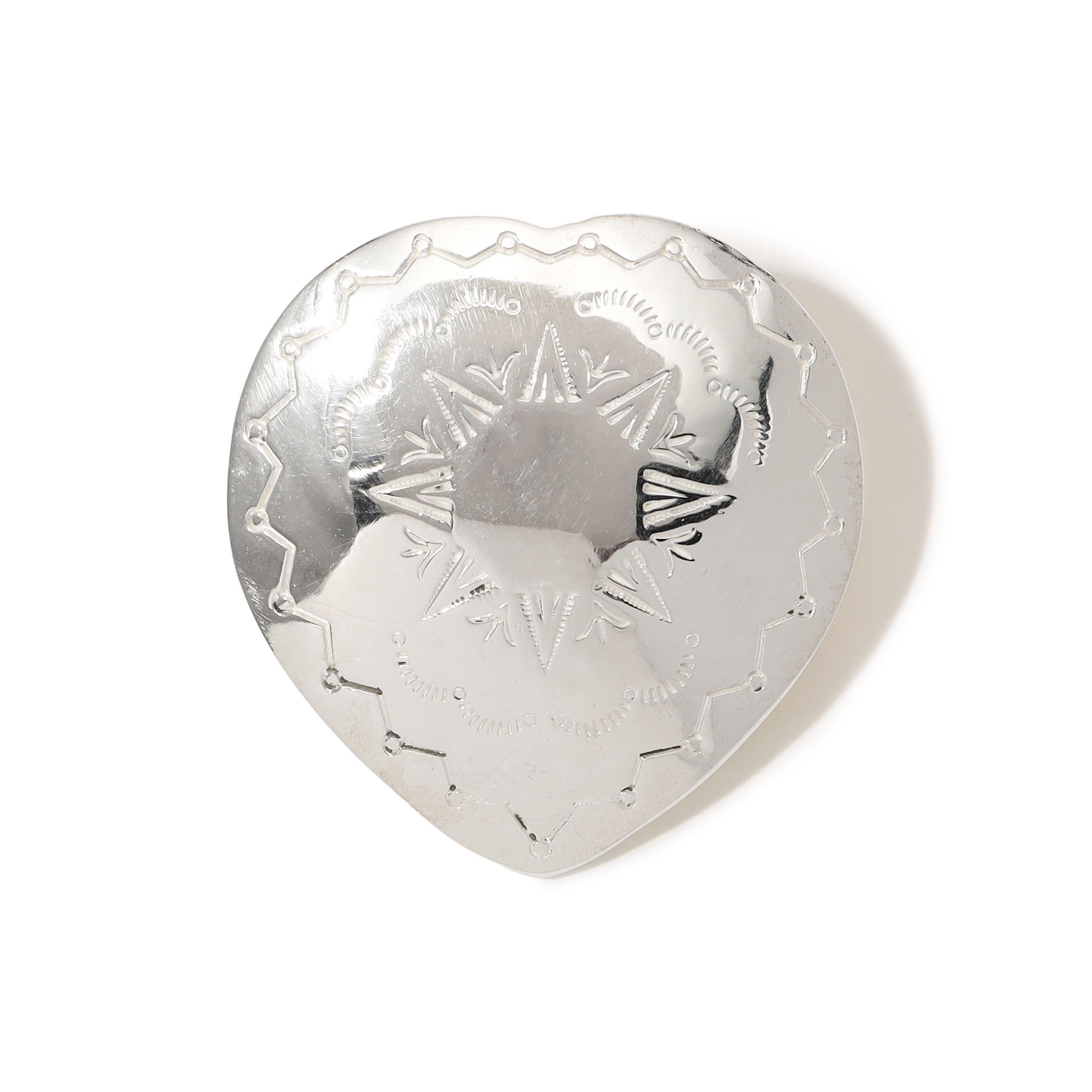 ADRAR Heart シルバー ブローチピン