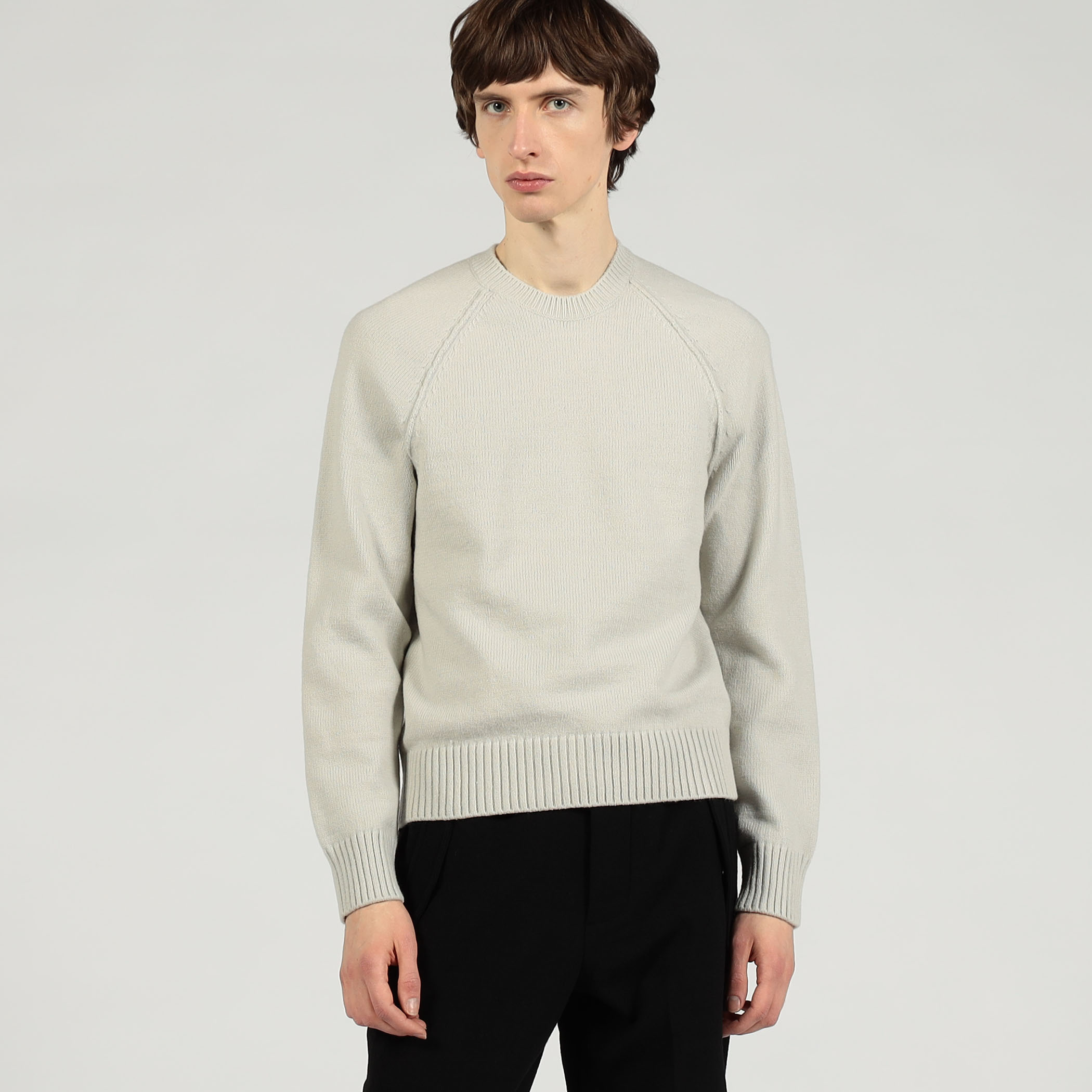 ソフトフェザーウェイト クルーネックプルオーバー MOCK3716