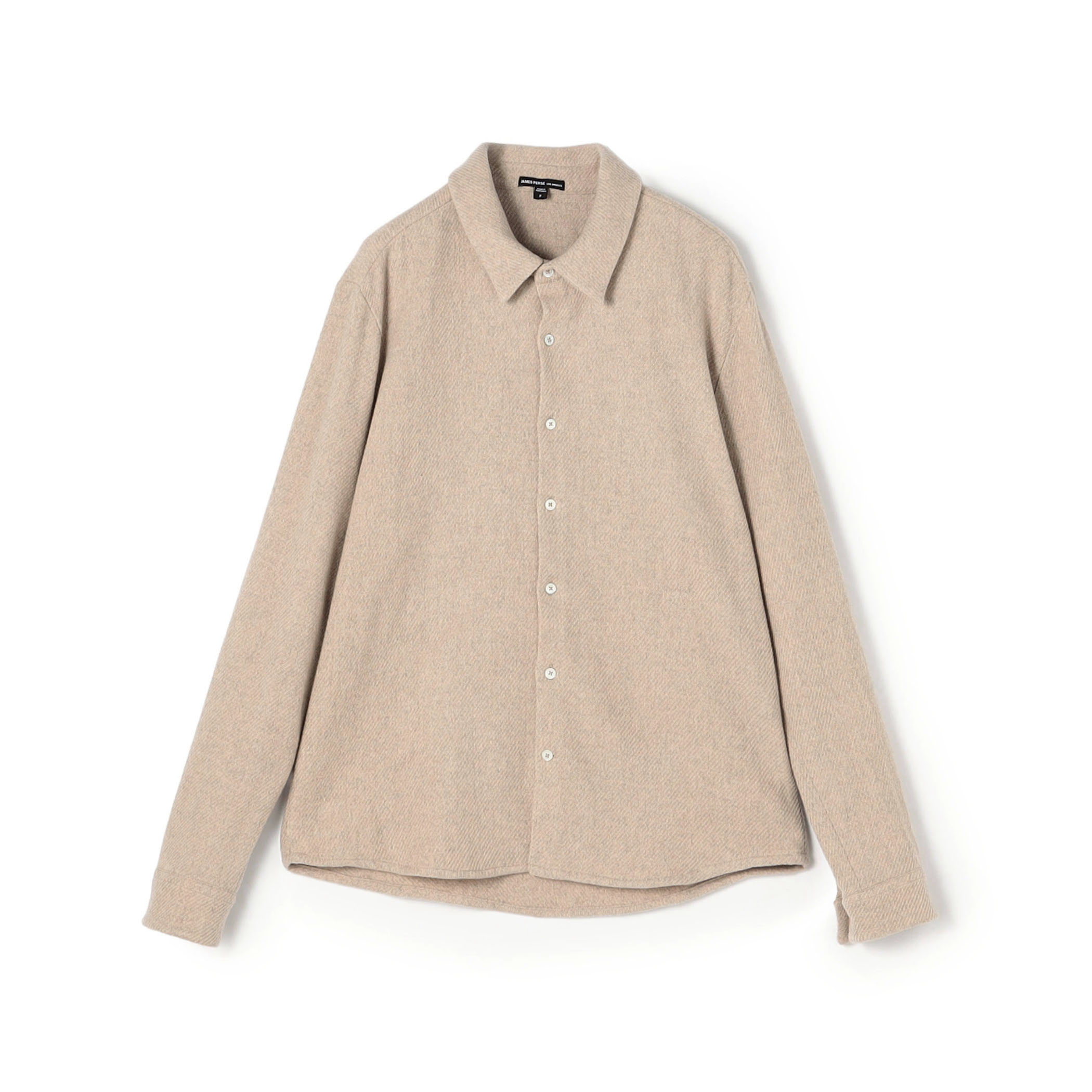 カシミヤウールツイルシャツ MWST3821