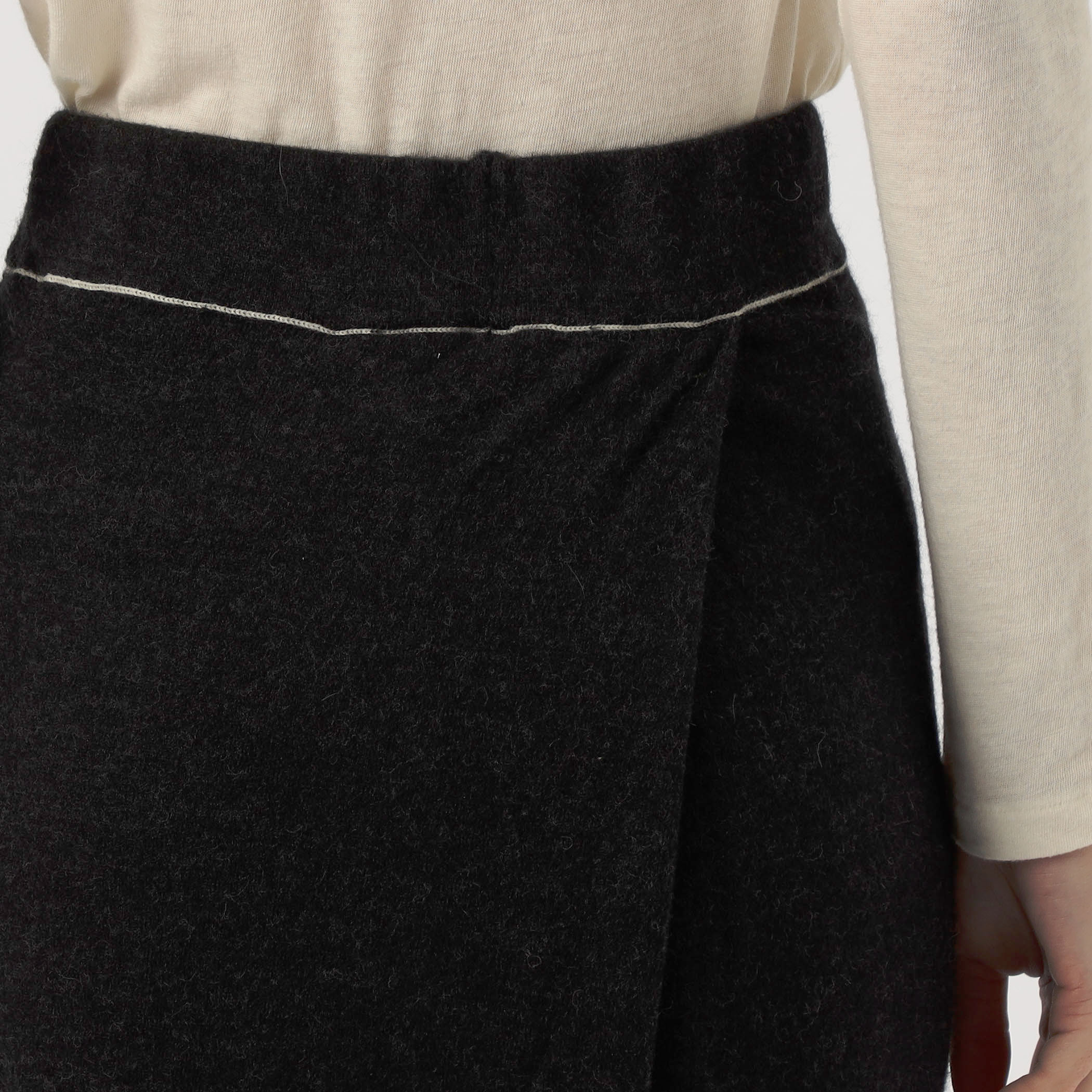 LAUREN MANOOGIAN STITCH アシンメトリーニットパンツ