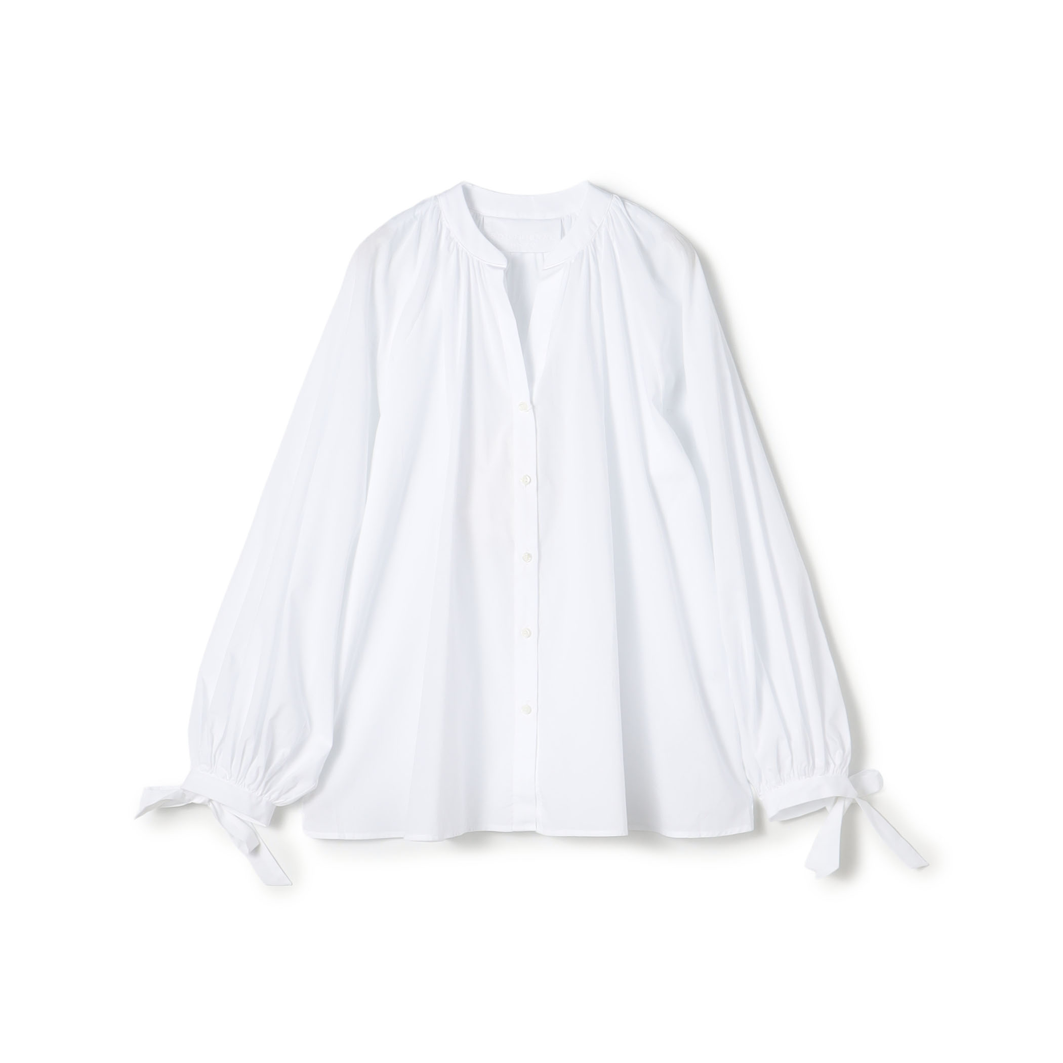 BOURRIENNE FLIRT コットン ギャザーブラウス