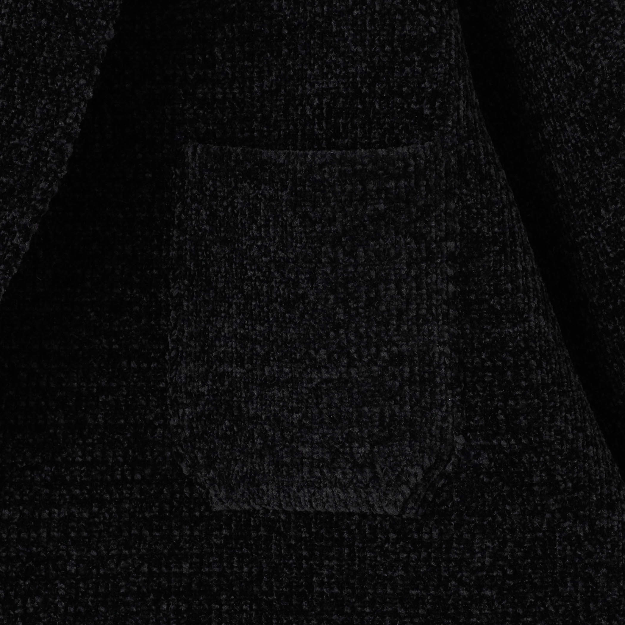 ポリエステルシェニールヤーン ダブルブレステッドニットジャケット