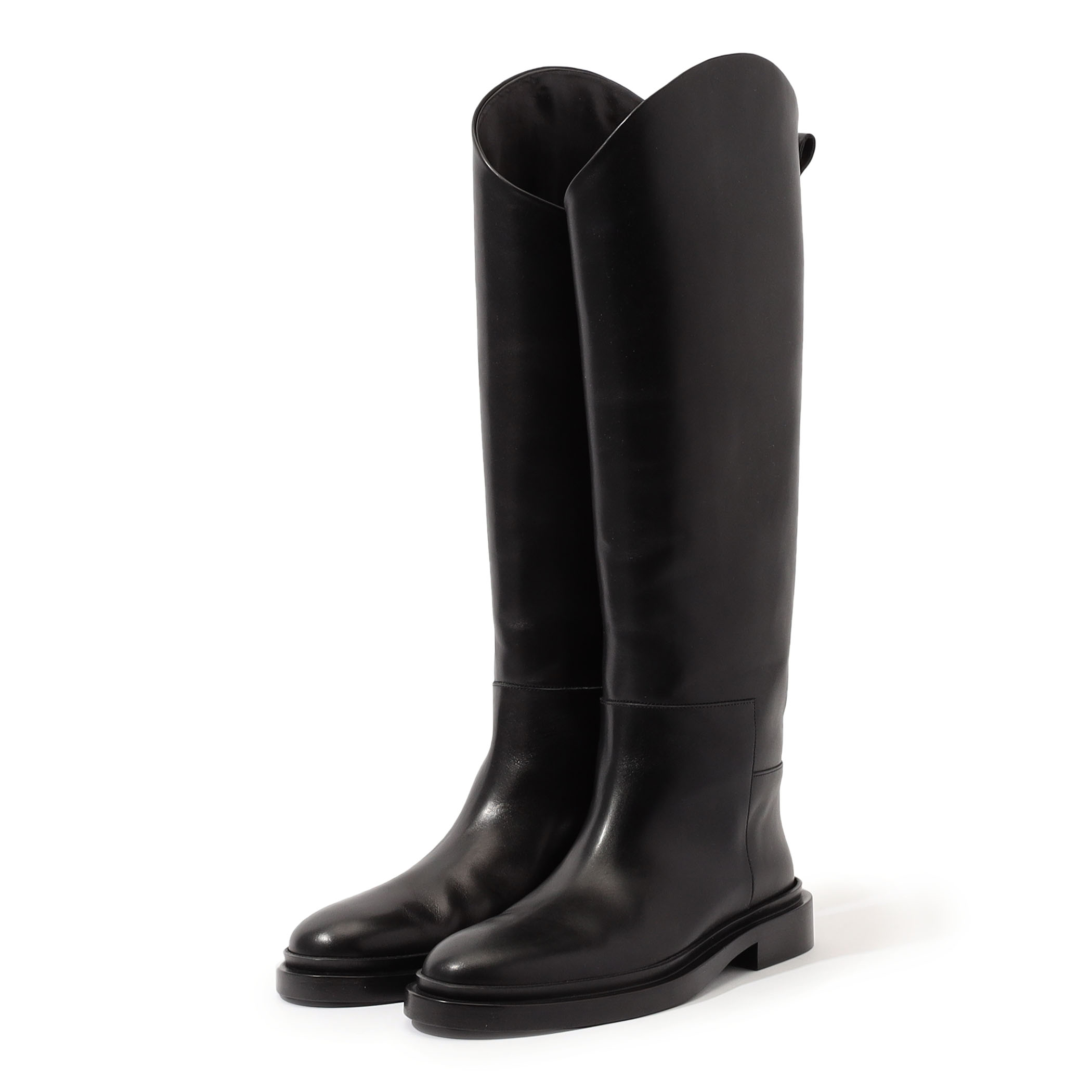 JIL SANDER BOOT - VIT. ROYAL 99 レザーロングブーツ