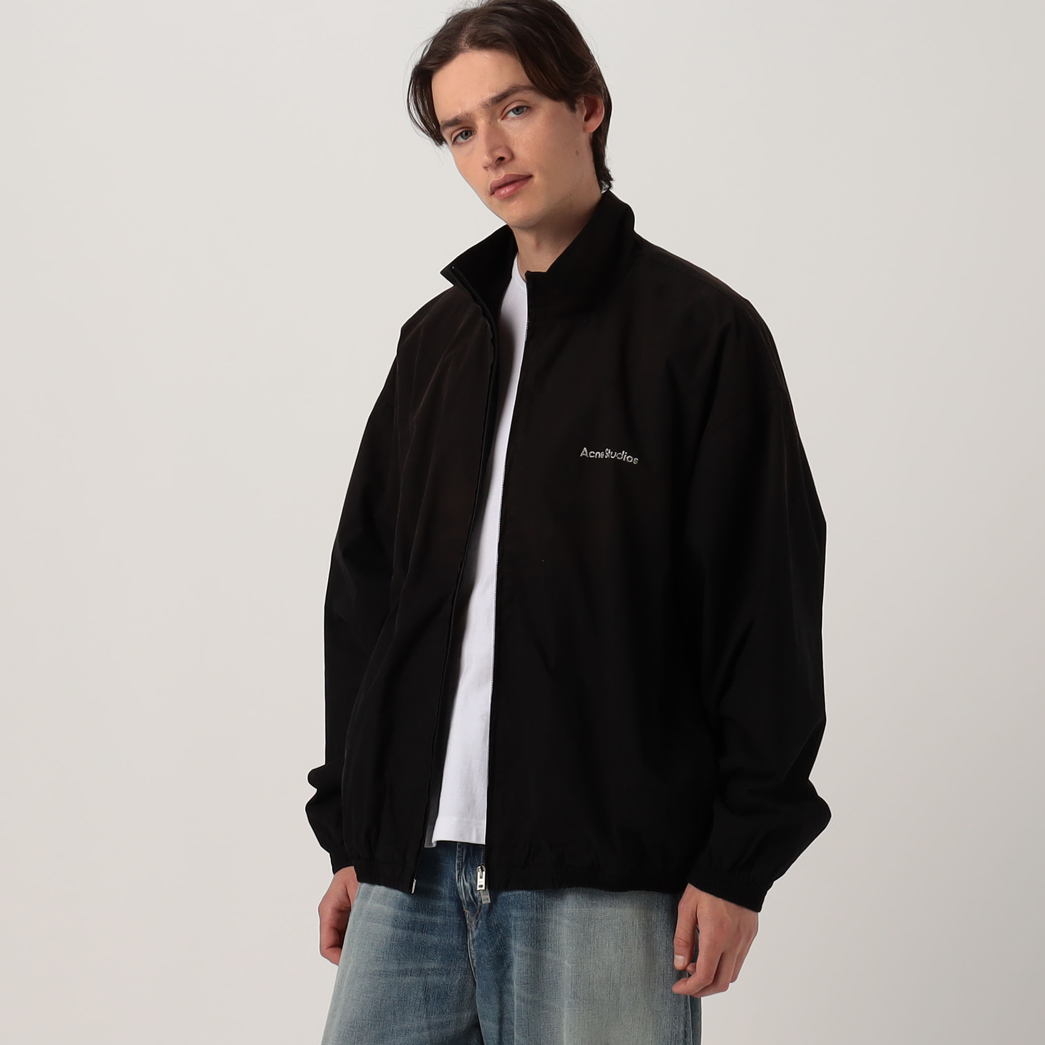 Acne Studios ジップアップブルゾン　44 Acne Studios ロゴ ジッパーブルゾン｜トゥモローランド 公式サイト