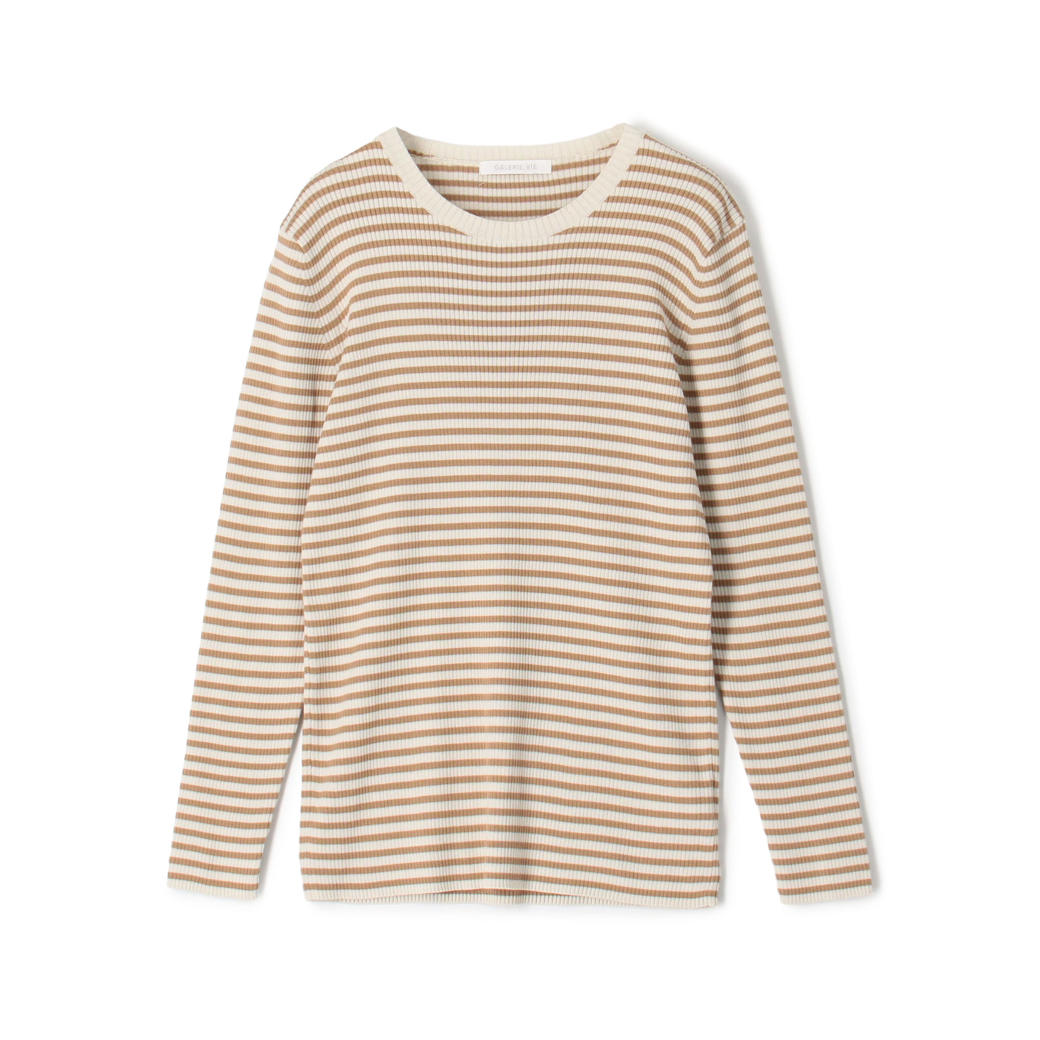 ギザコットンリブ クルーネックプルオーバー