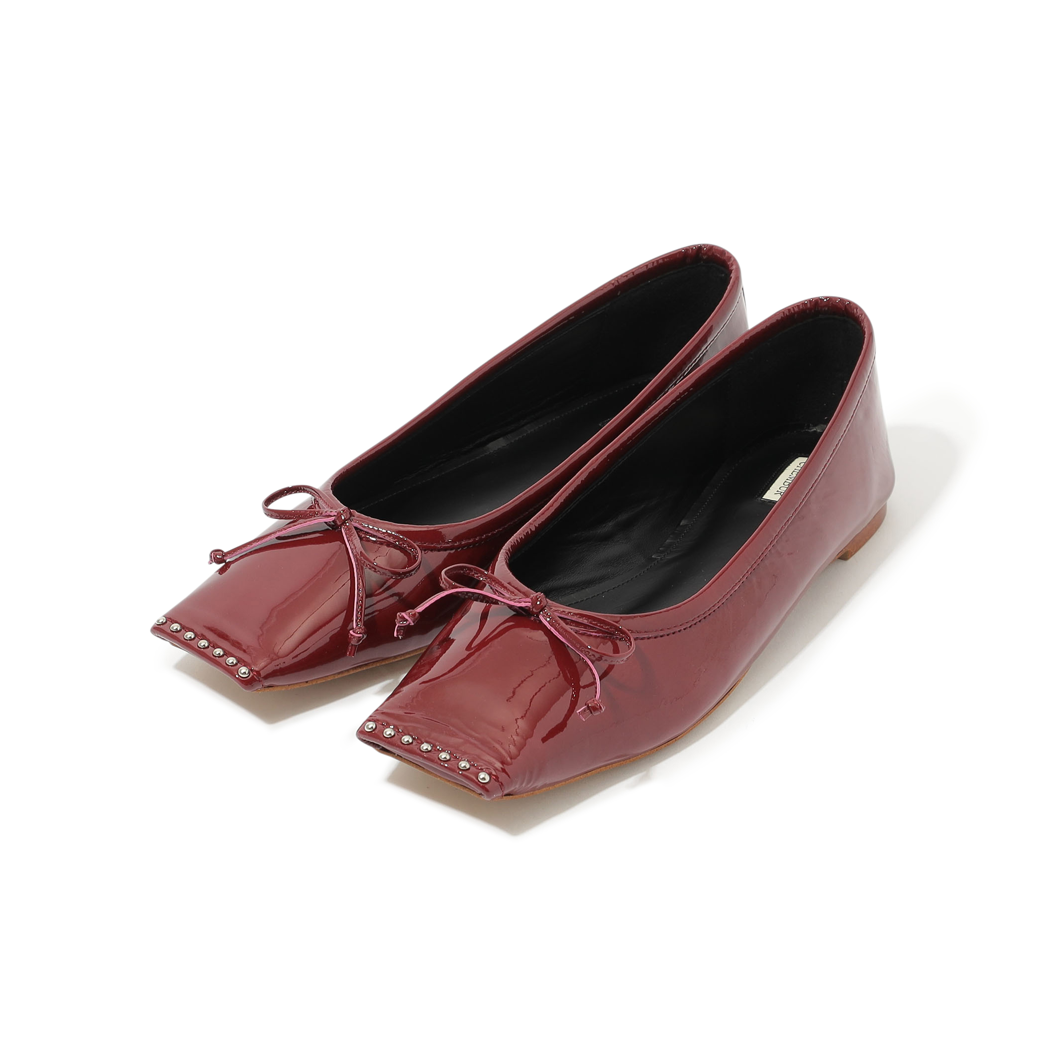CHEMBUR SQ STUD PNCNG フラットシューズ　35 CHEMBUR SQ FLAT STUDS BALLET シューズ｜トゥモローランド 公式通販
