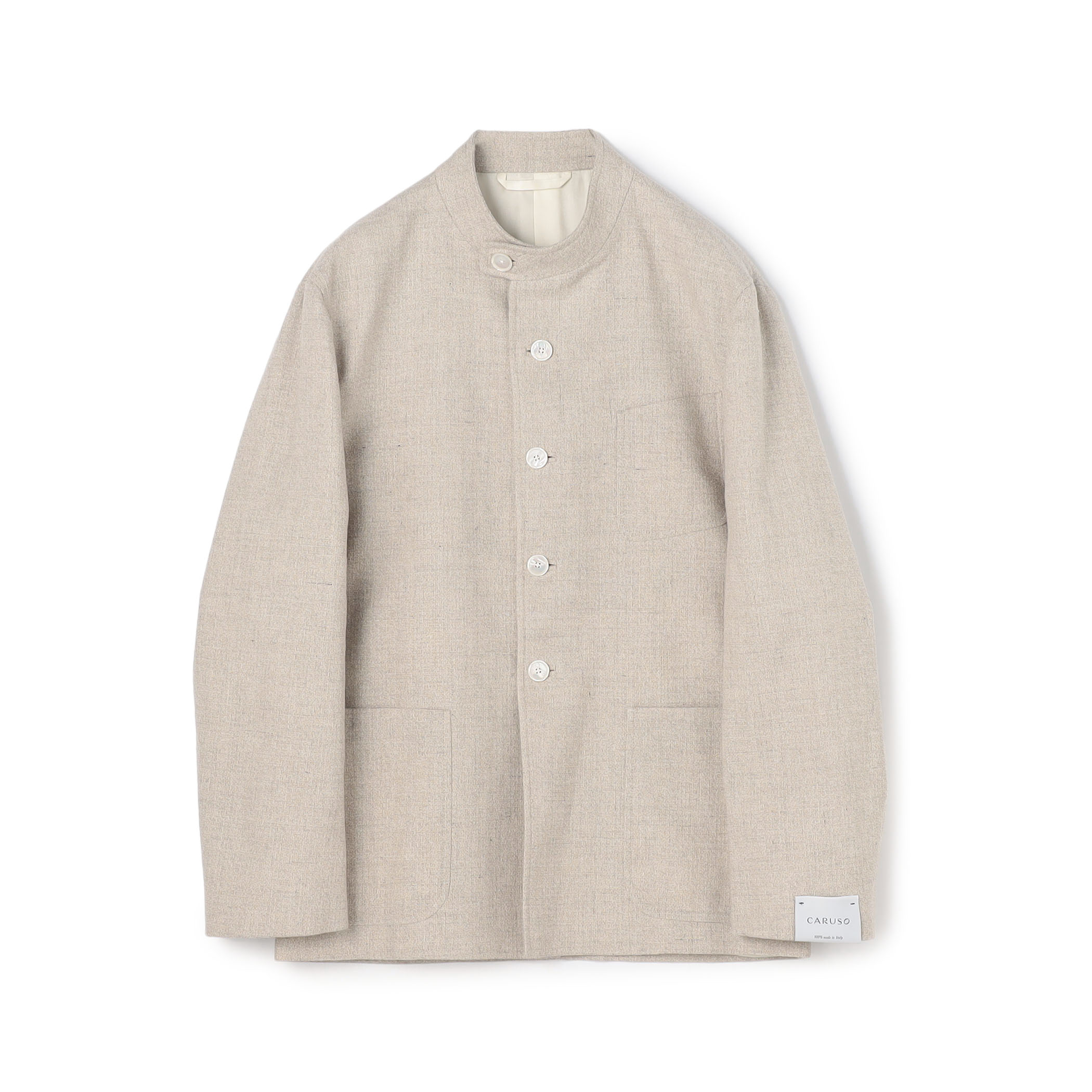 【別注】CARUSO コットンリネンウール フォレスティエールジャケット