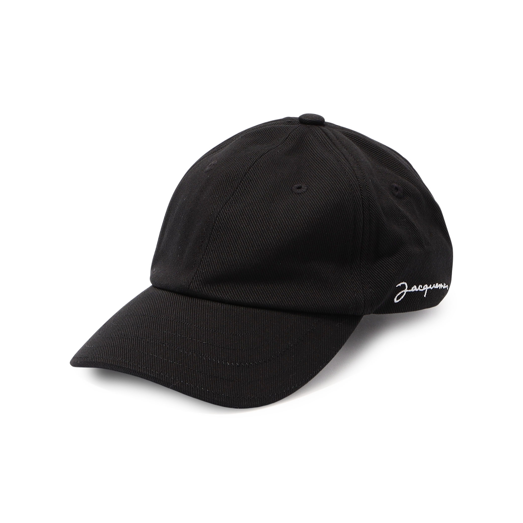 JACQUEMUS 黒 キャップ JACQUEMUS Black baseball cap with logo | TheDoubleF