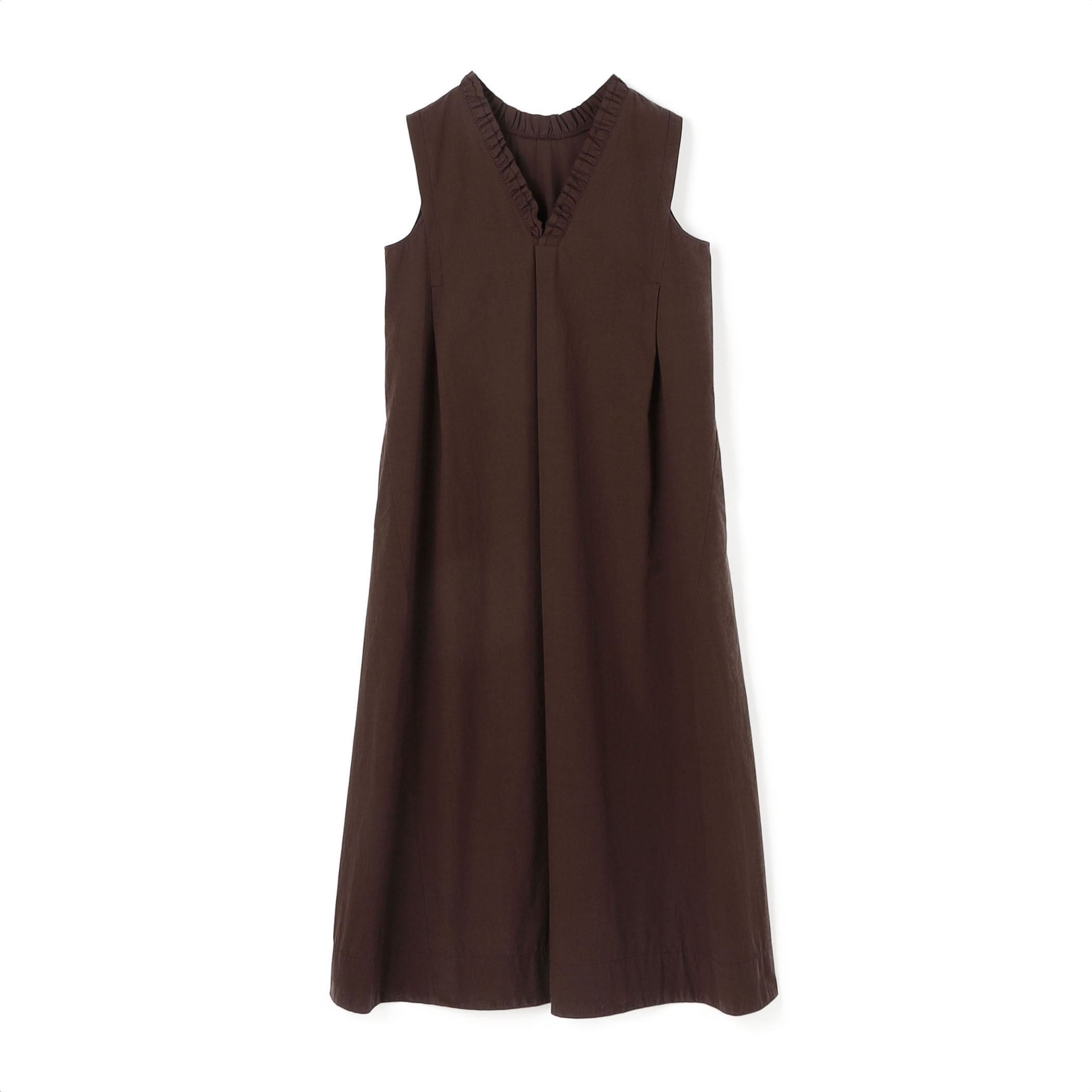 【WEB先行予約】コットンタイプライター ノースリーブマキシワンピース