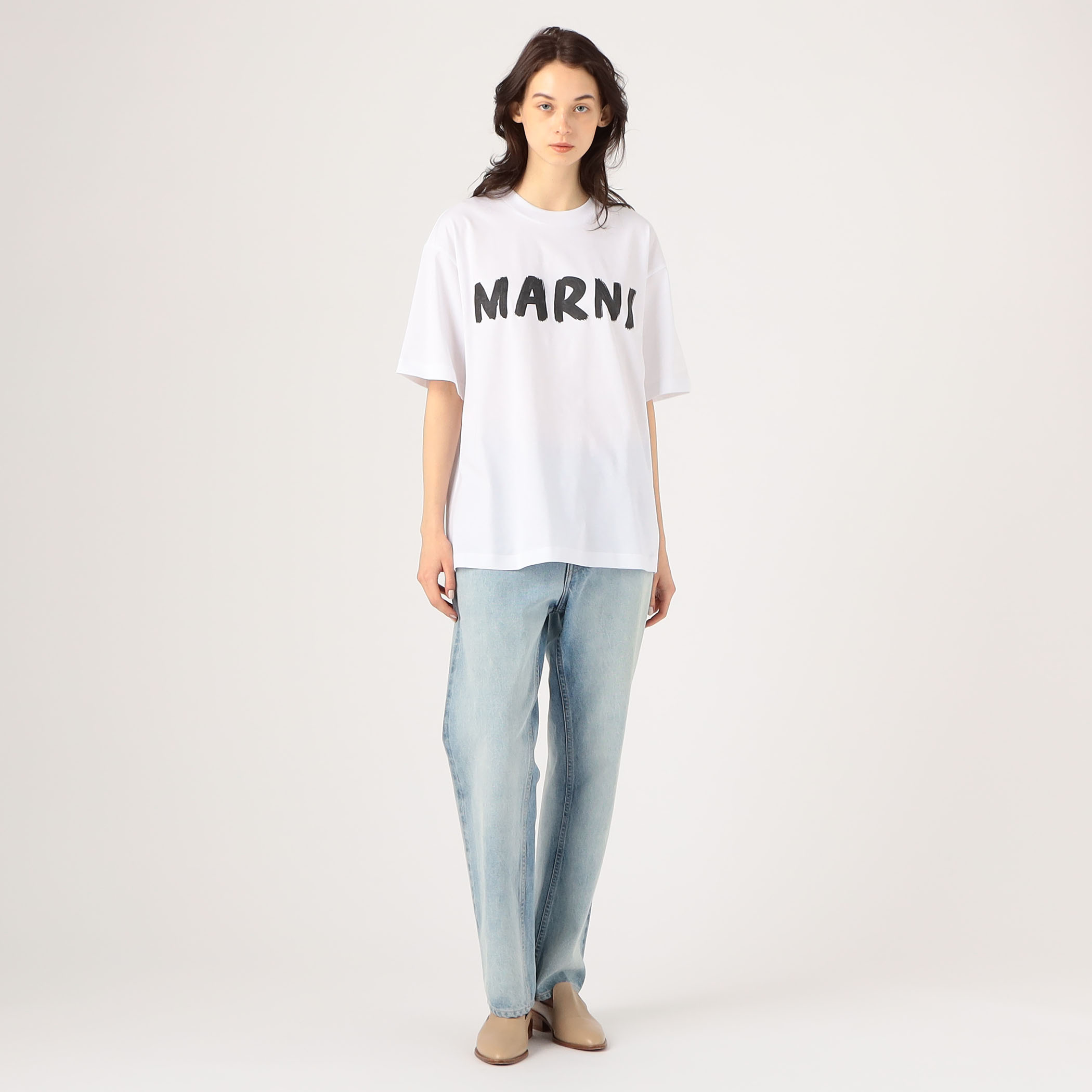 Marni ロゴ Tシャツ | ピンク | FARFETCH JP