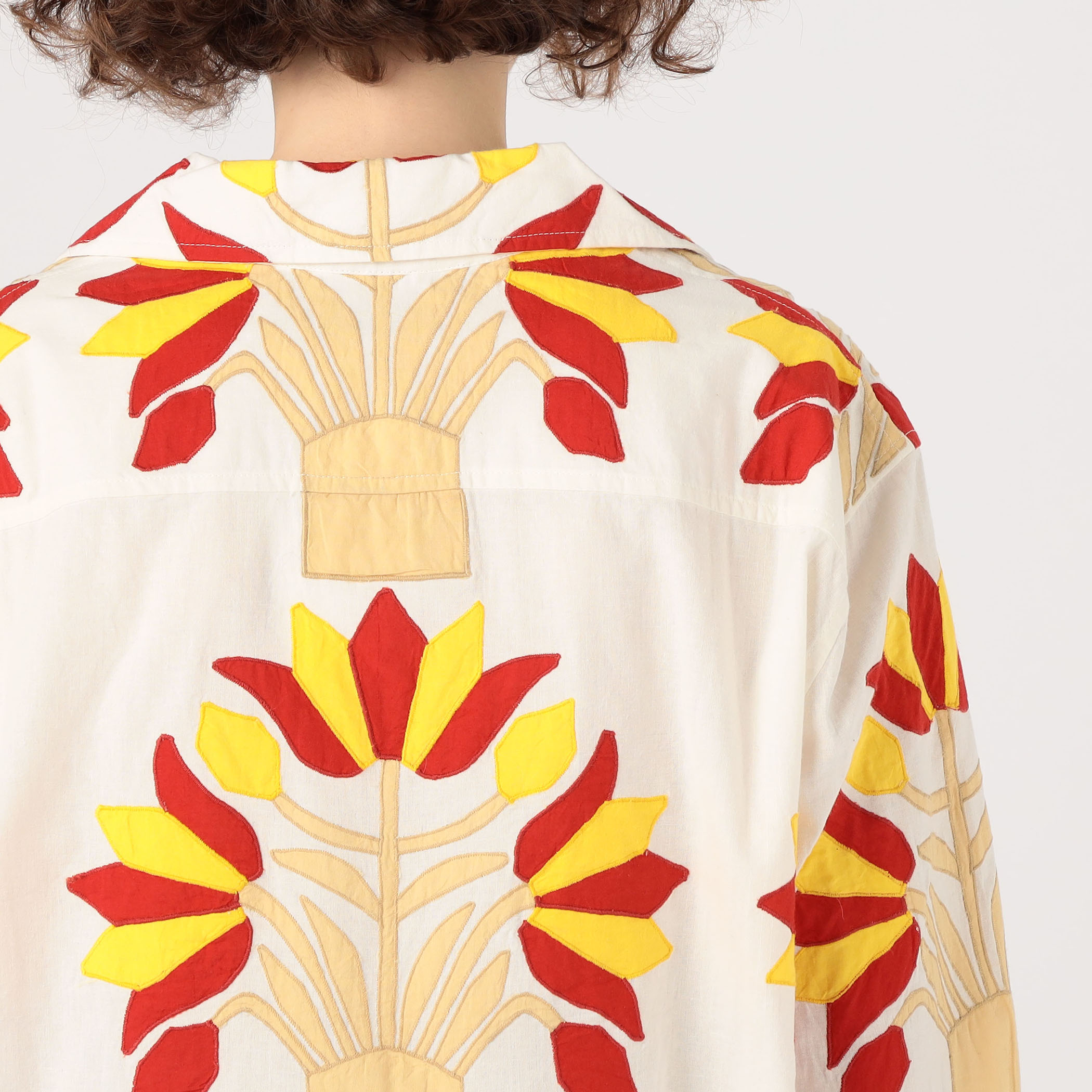 BODE FOLIAGE APPLIQUE LONG SLEEVE SHIRT｜トゥモローランド