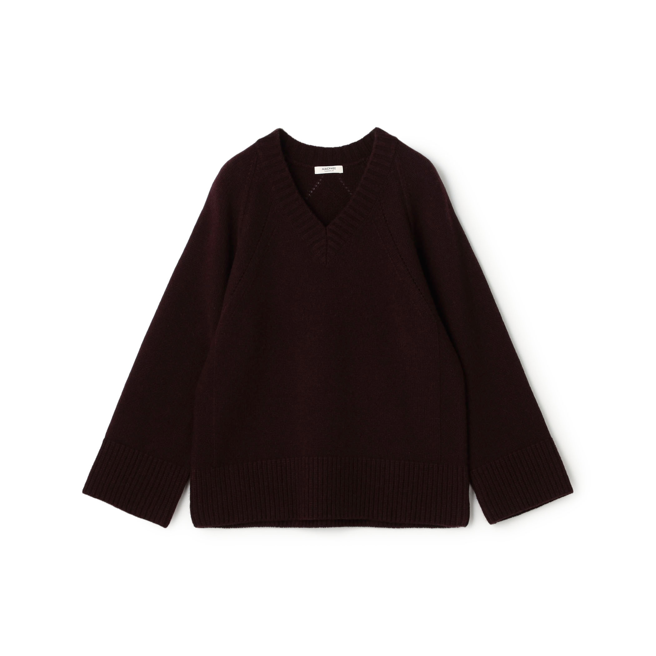 【WEB先行予約】ラムカシミヤ Vネックプルオーバー