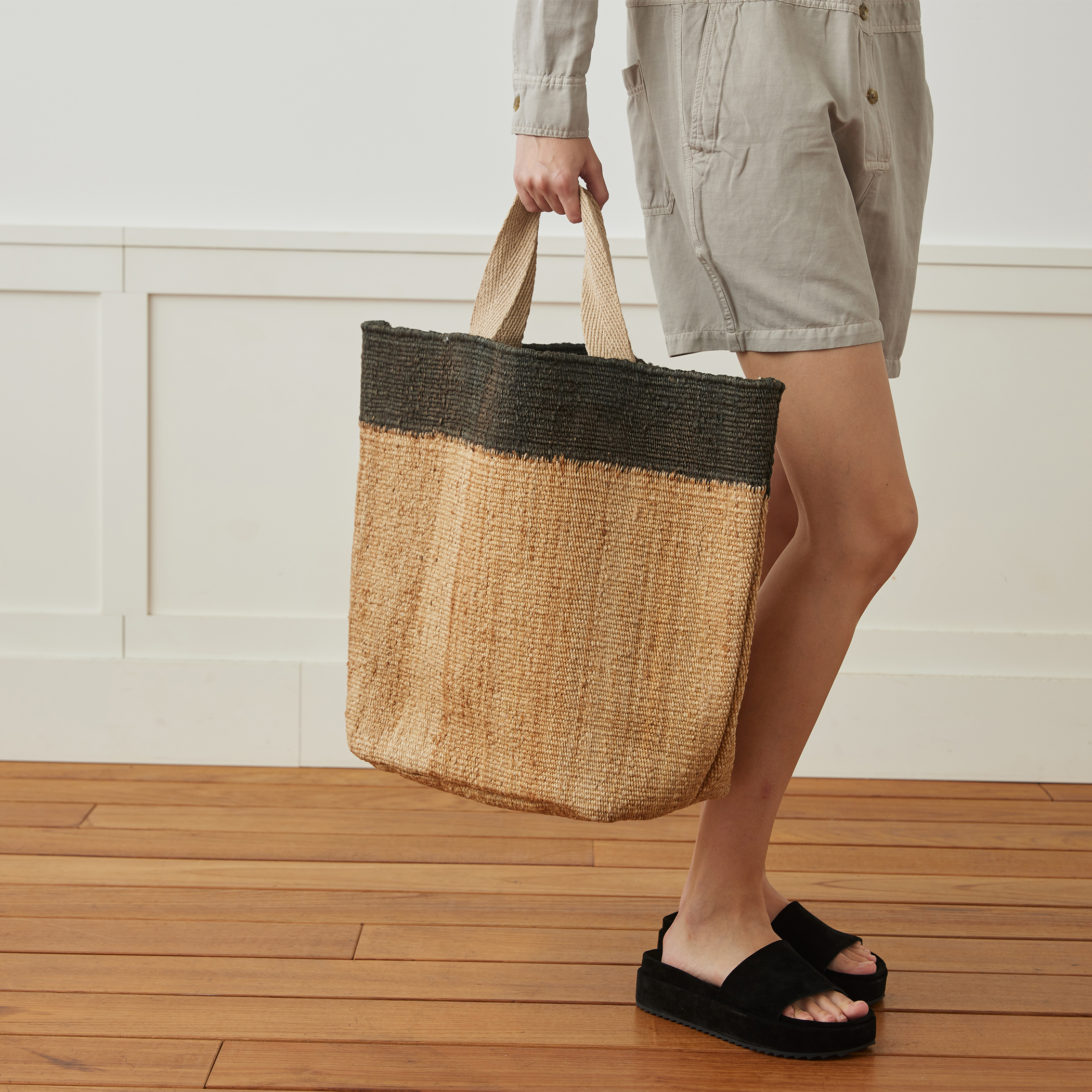 ストライプストローバッグ ABS0387｜トゥモローランド 公式通販