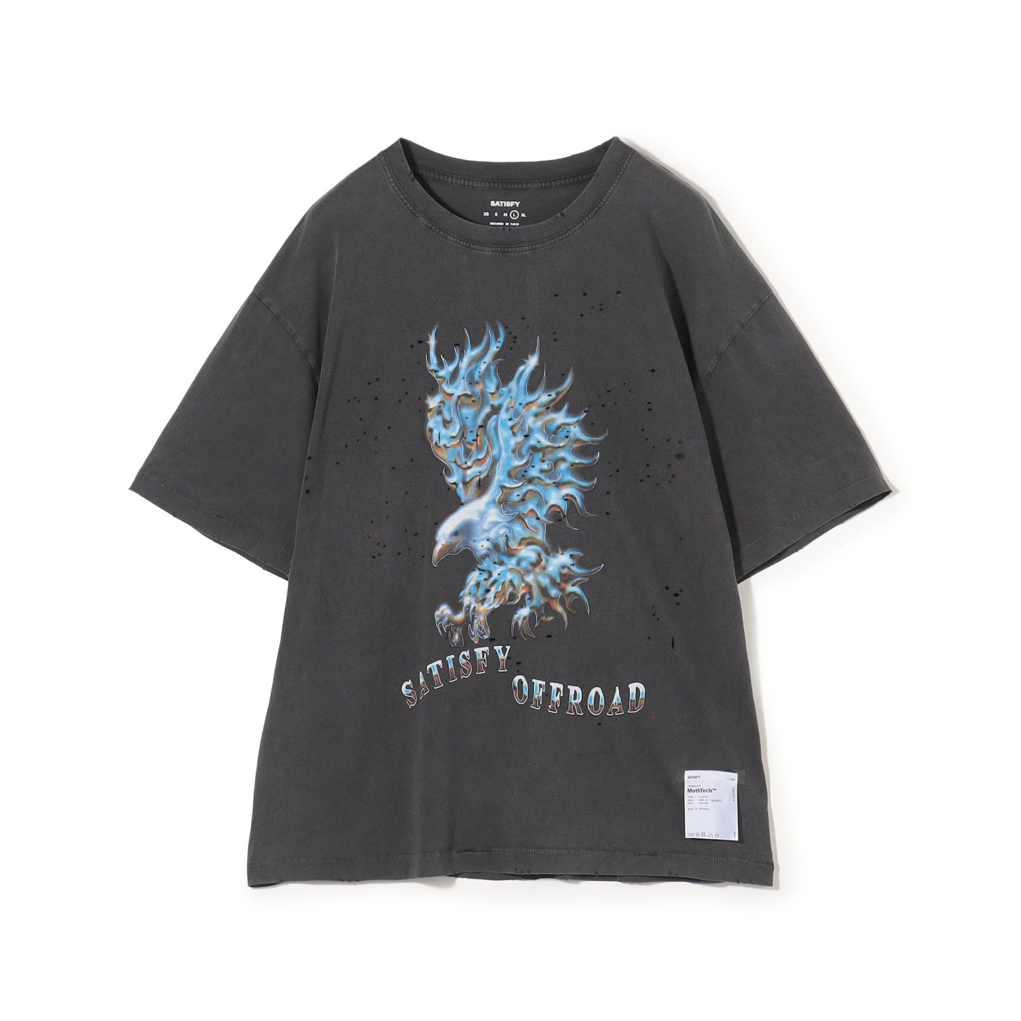 SATISFY MothTech T-Shirt プリントTシャツ