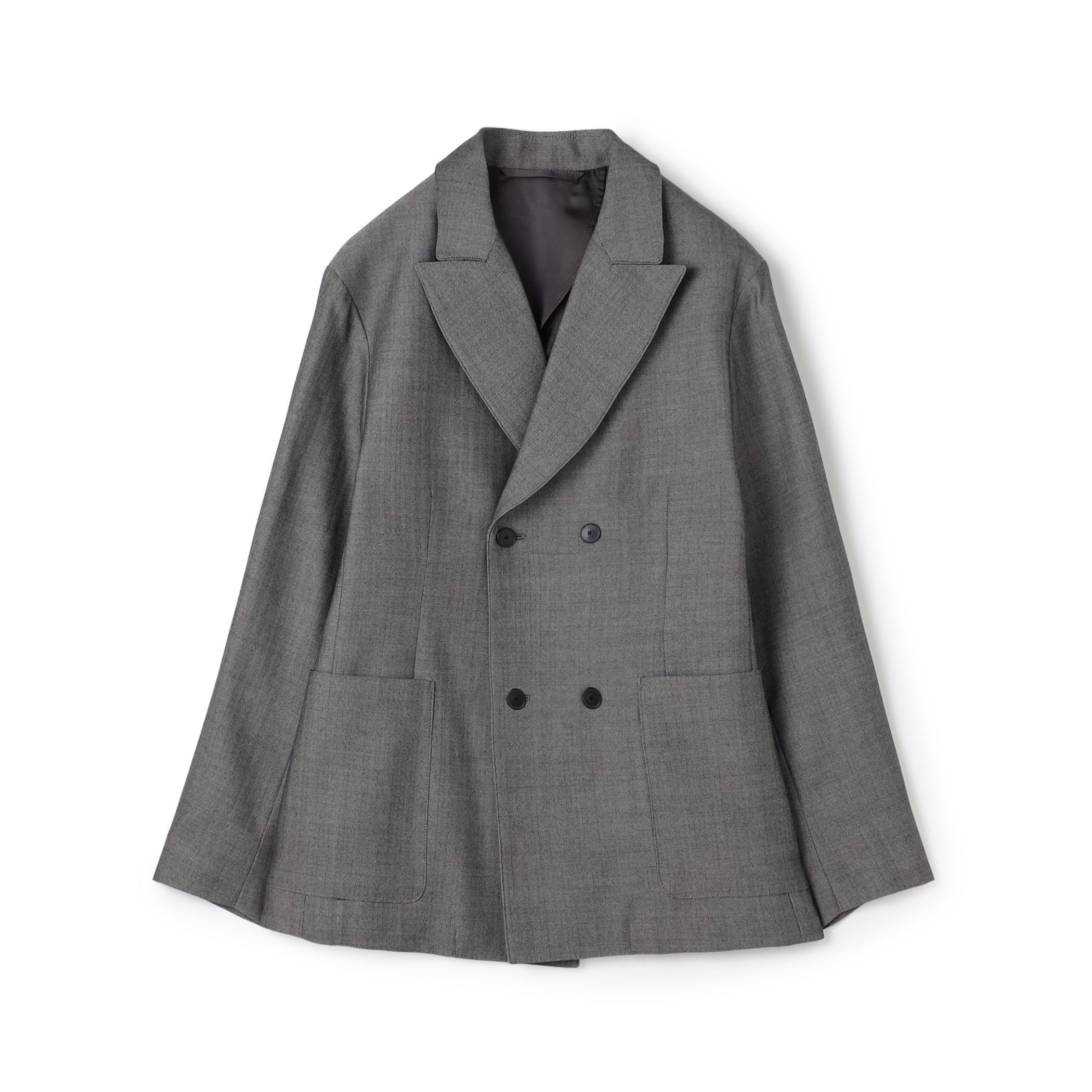 ハルトウールツイル ダブルブレステッド 4Bジャケット