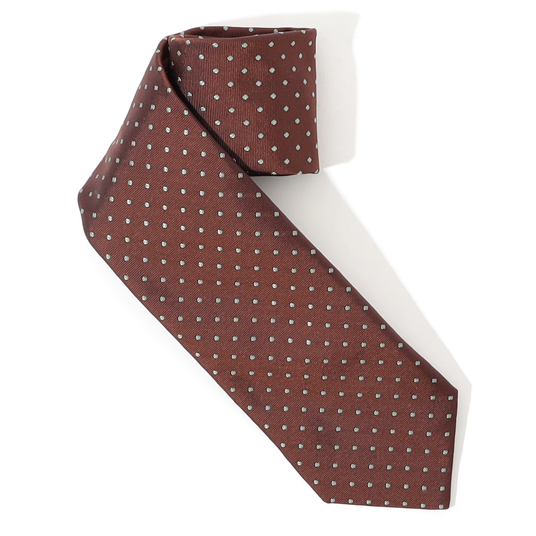 FRANCO BASSI シルクジャガード 小紋柄ネクタイ