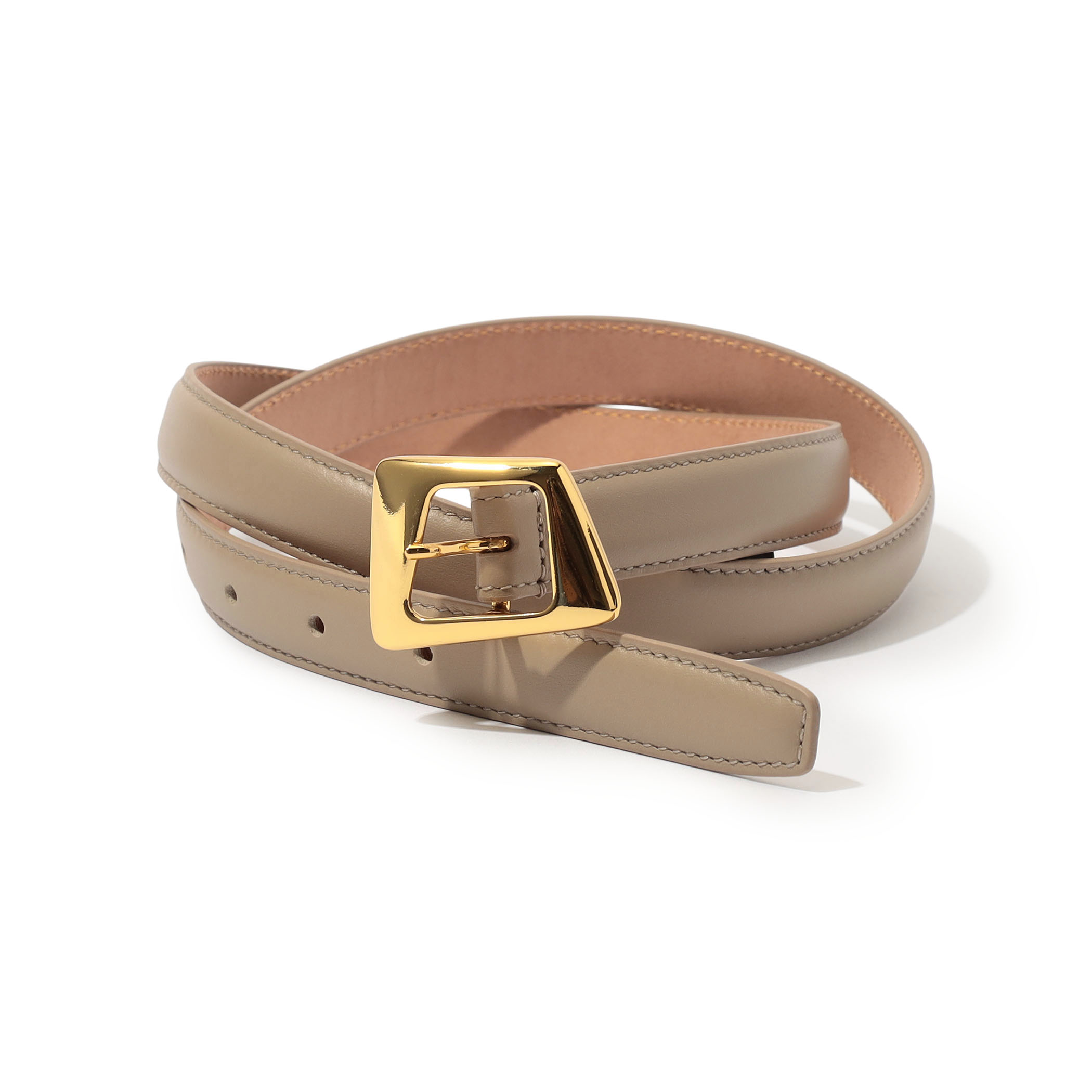 ATELIER AMBOISE ゴールド バックル レザーベルト