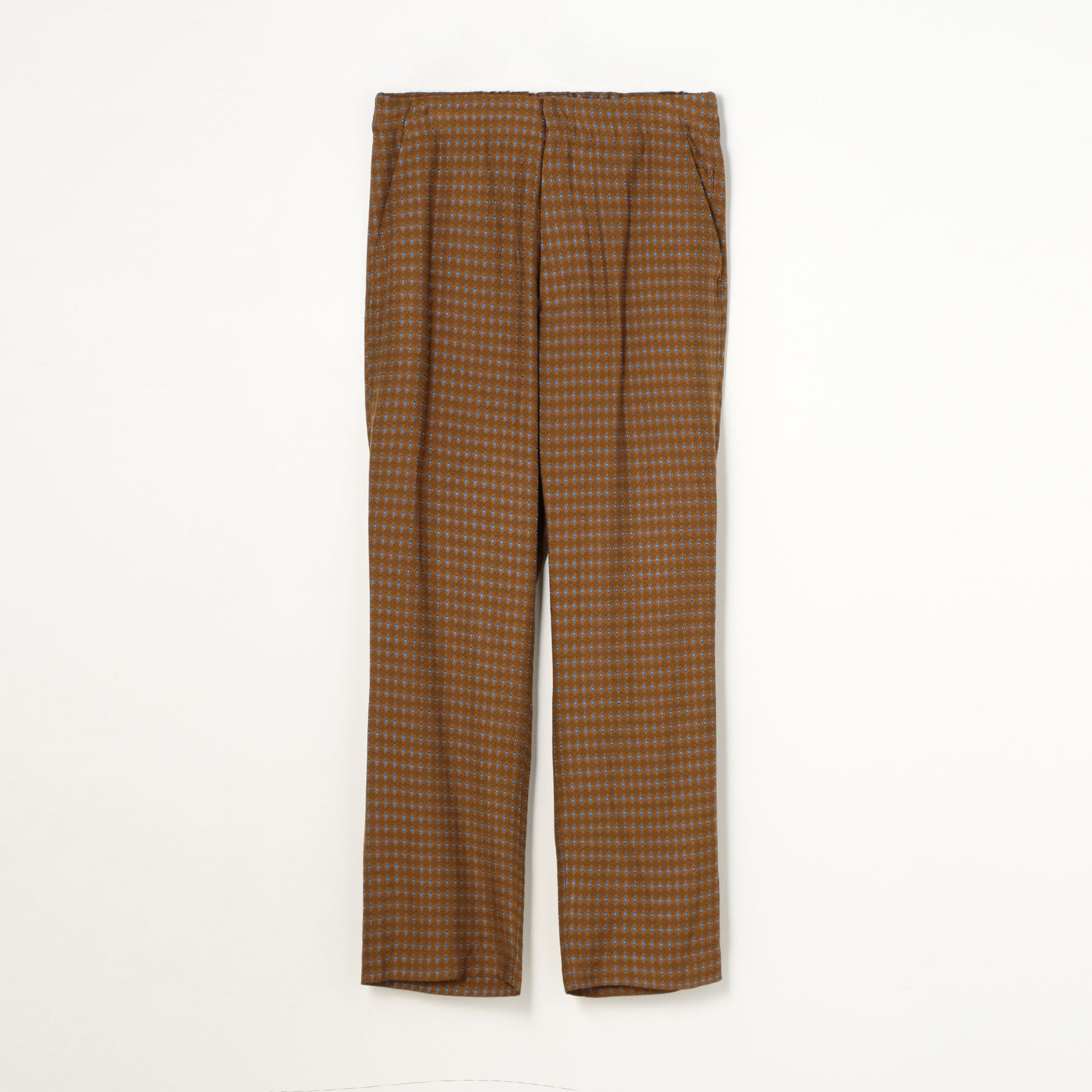 □CABaN クレープジャカード バックシャーリングパンツ