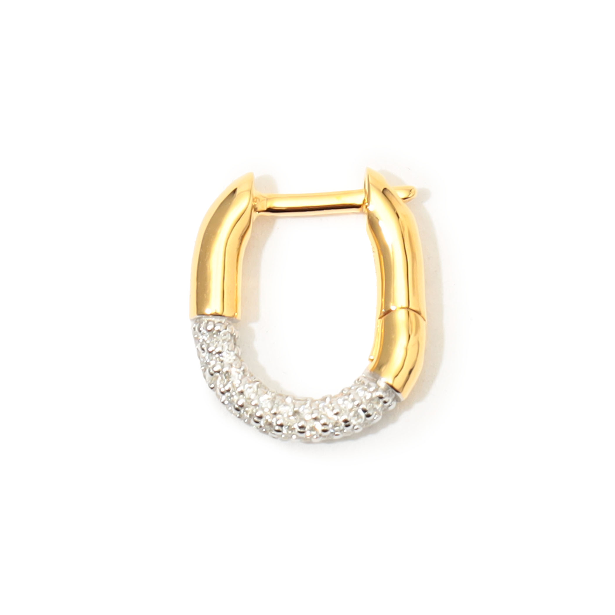 Otiumberg. Small Demi Pave Stap 片耳ピアス