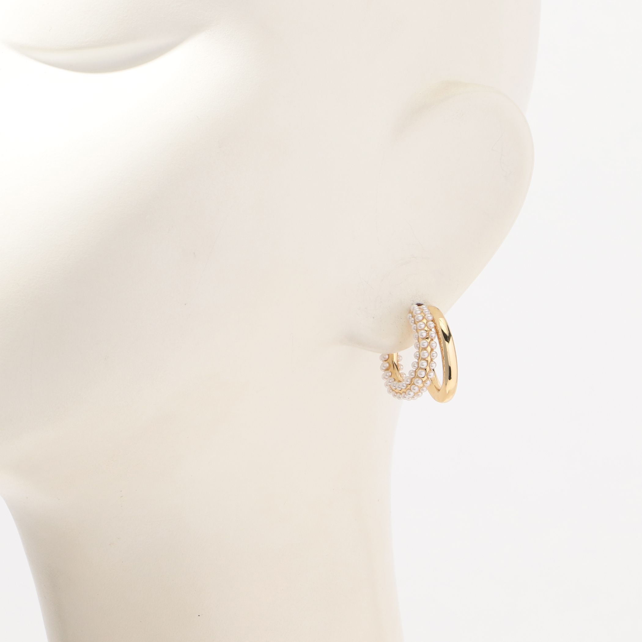 Kenneth Jay Lane DOUBLE HOOP ピアス｜トゥモローランド 公式通販