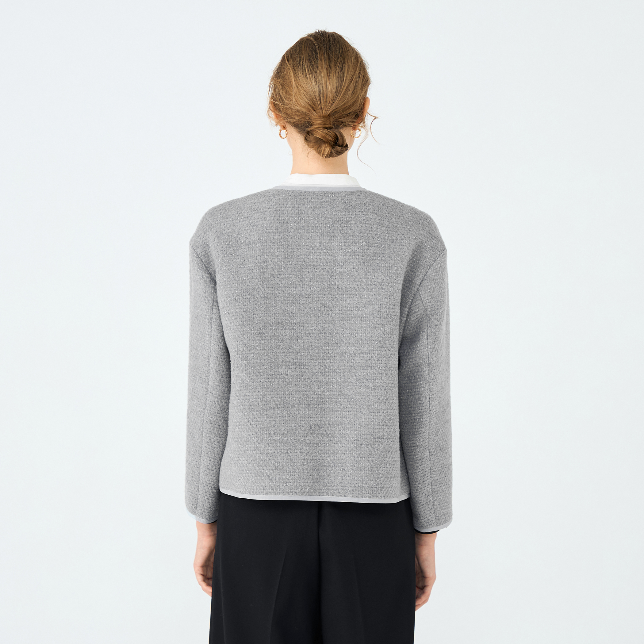 ファンシードビー クルーネックジャケット｜トゥモローランド 公式通販