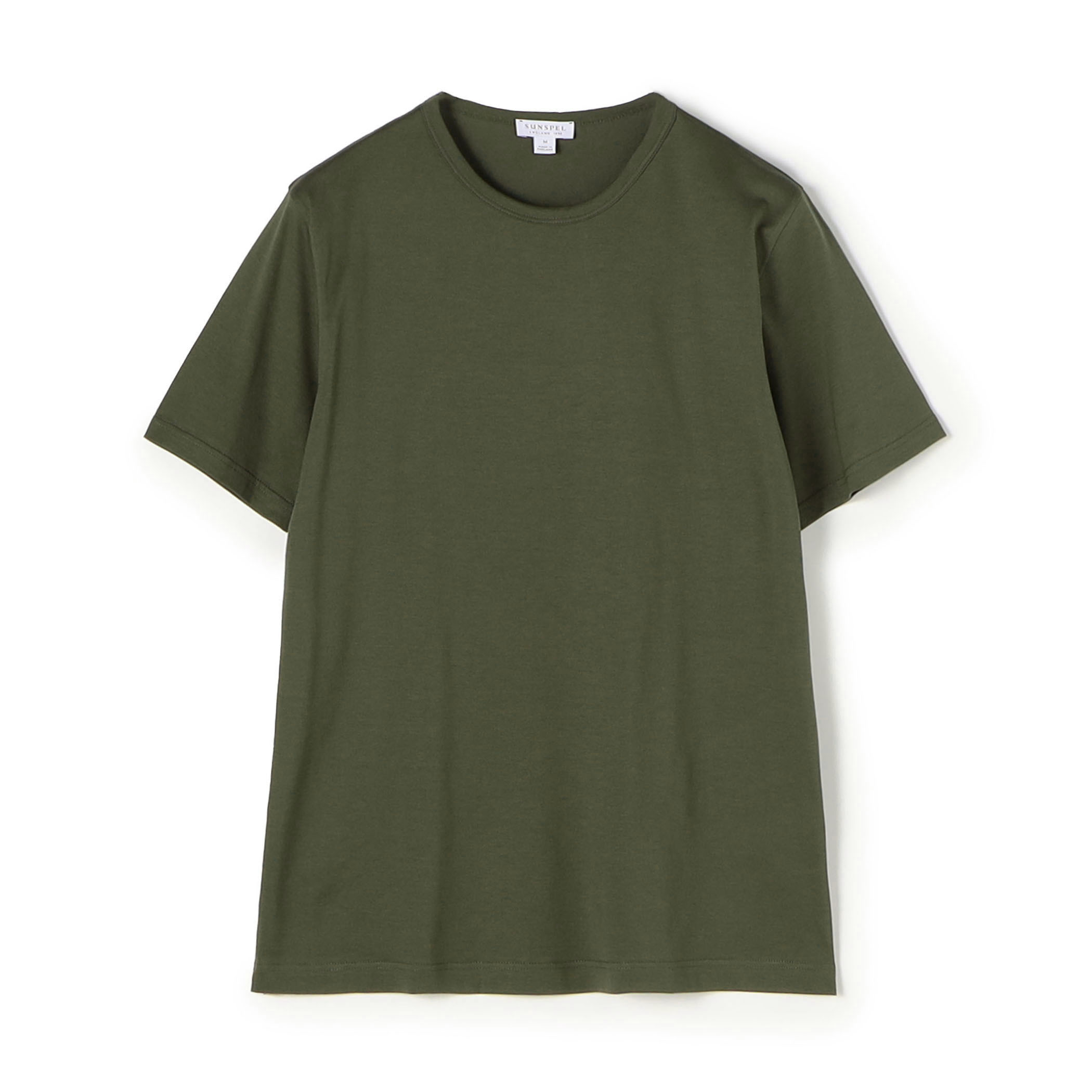 SUNSPEL コットン クルーネックTシャツ
