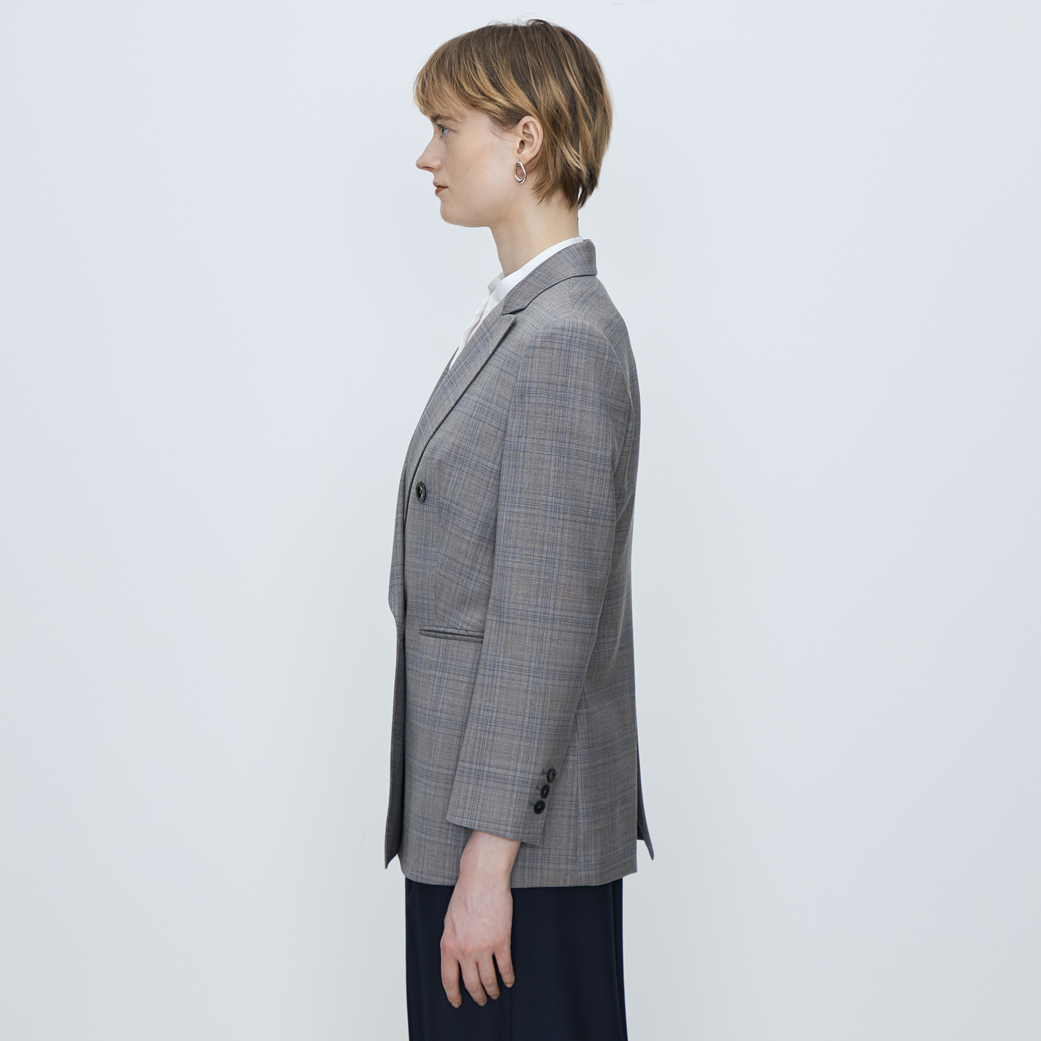 ZELANDER NATURAL STRETCH ダブルブレストジャケット
