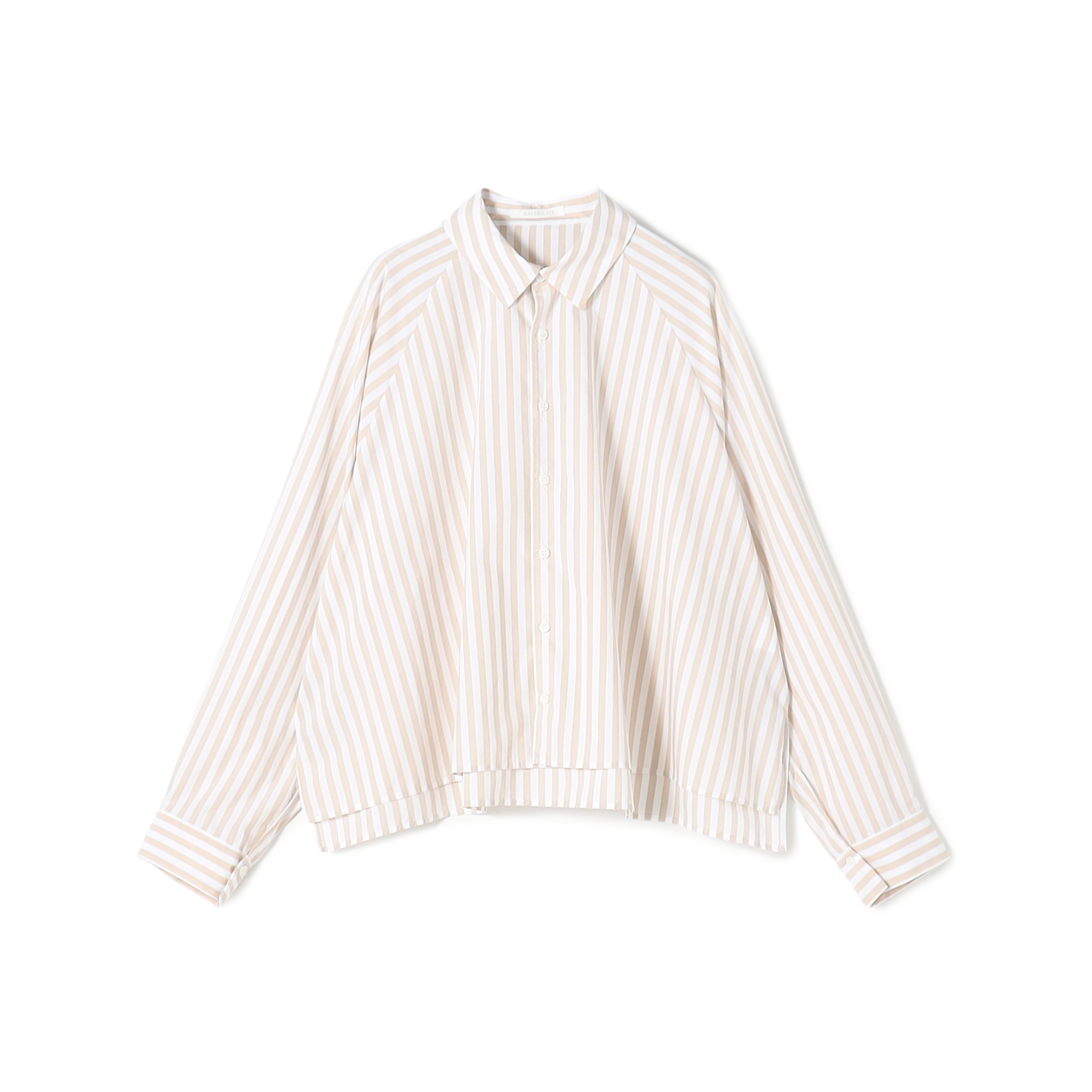 コットンタイプライター ラグランスリーブシャツ