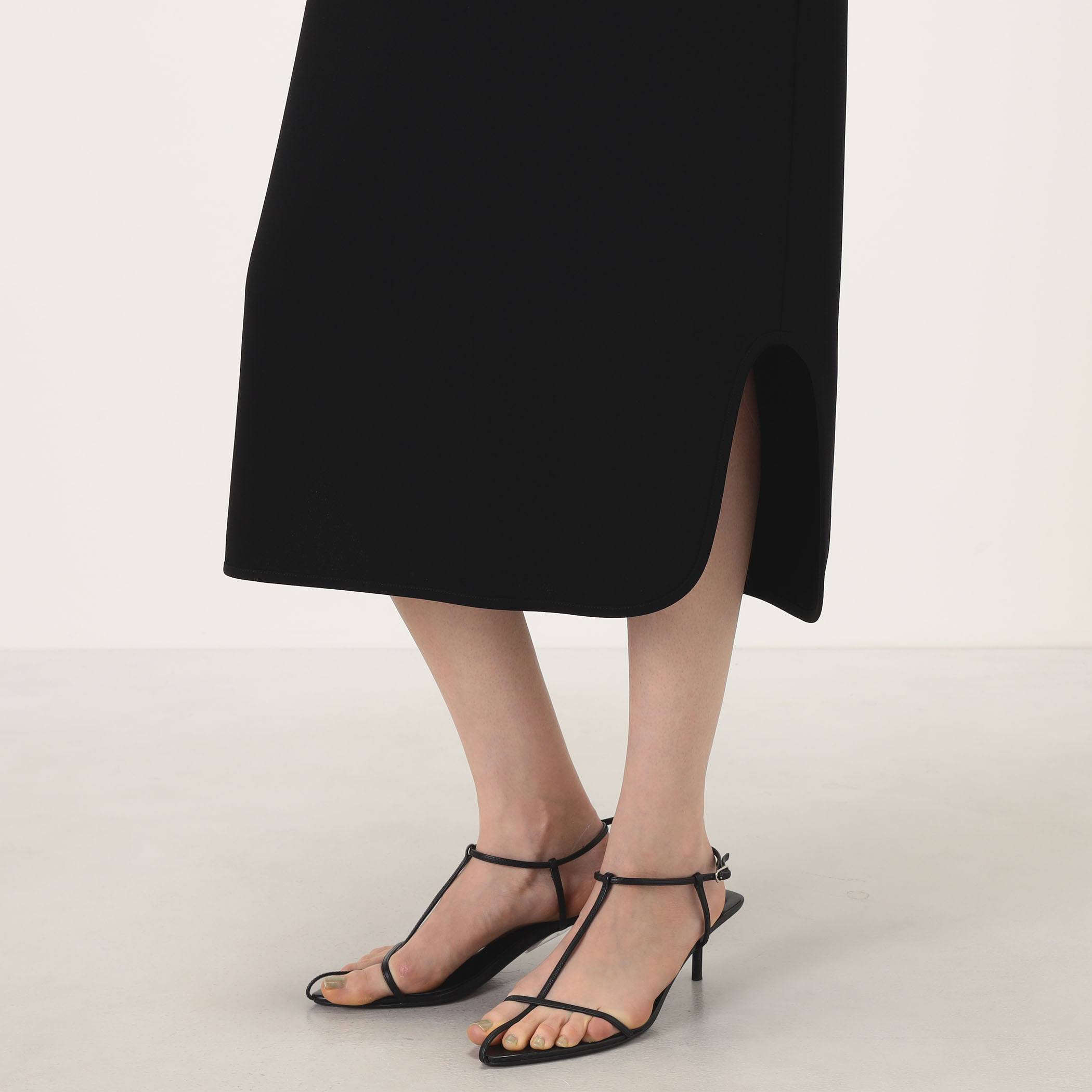 Mame Kurogouchi Tulle Lace Sleeve Classic Dress チュールレース