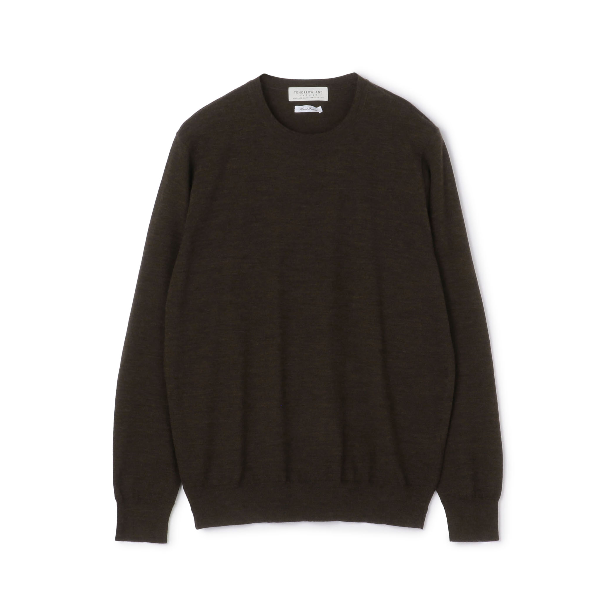 TOMORROWLAND tricot スーパーファインメリノウール クルーネックプルオーバー S-WOOL