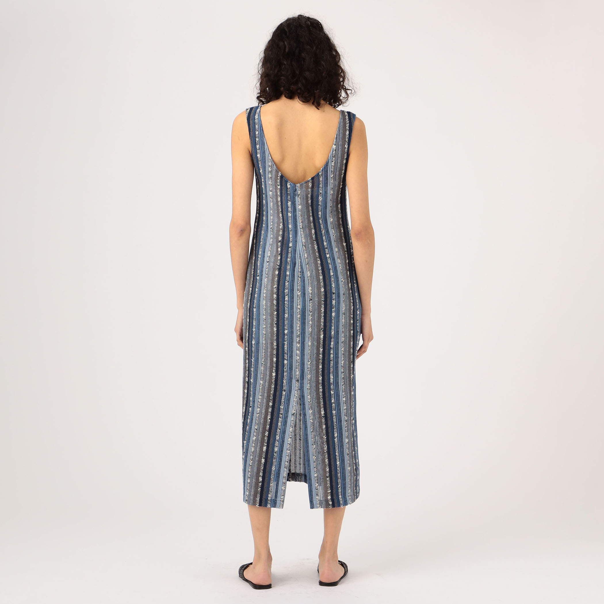 Mame Kurogouchi Raschel Stripe Jersey Dress ワンピース｜トゥモローランド 公式通販